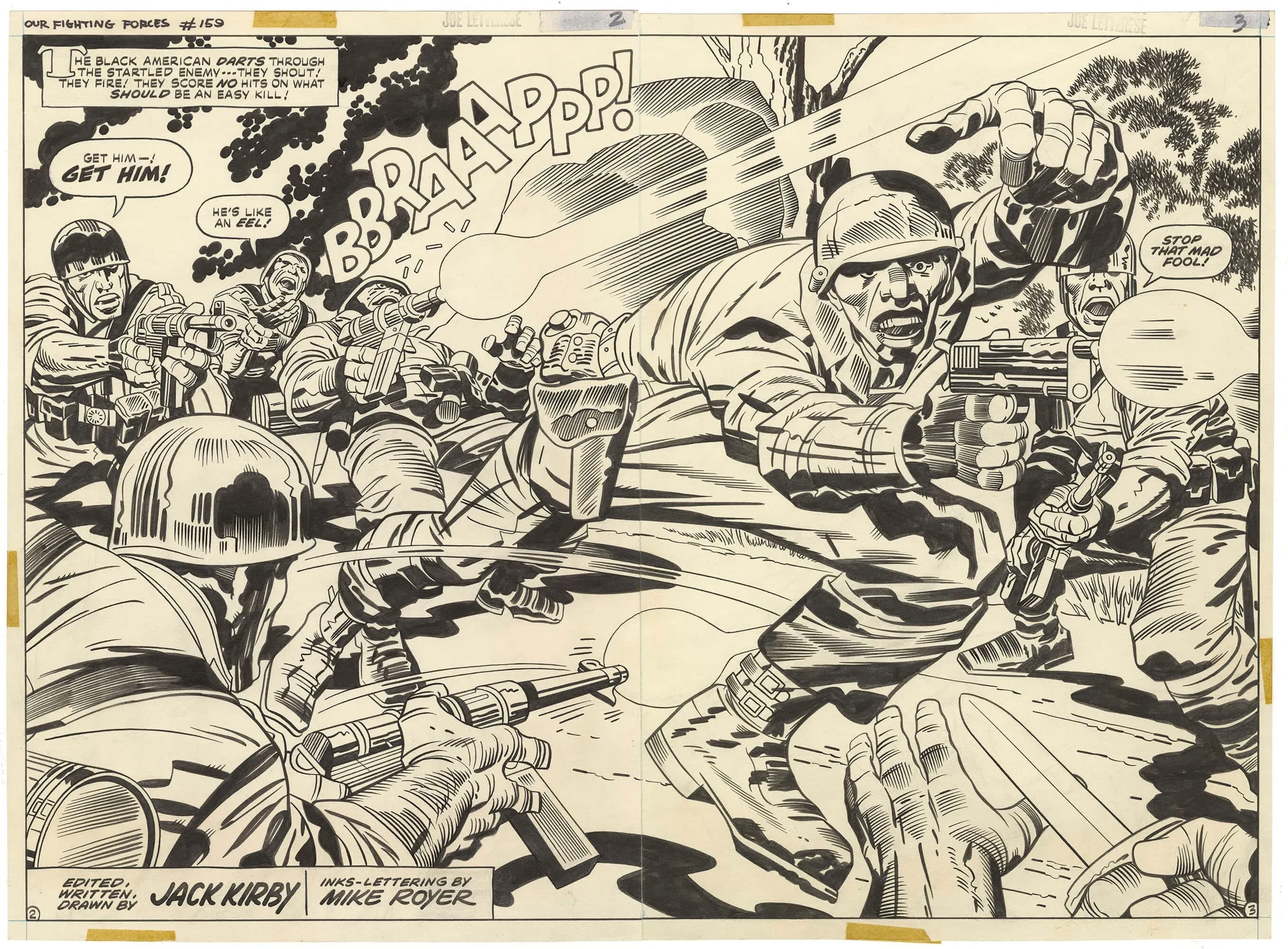 Our Fighting Forces #159 p2+3 (Double Page Spread)