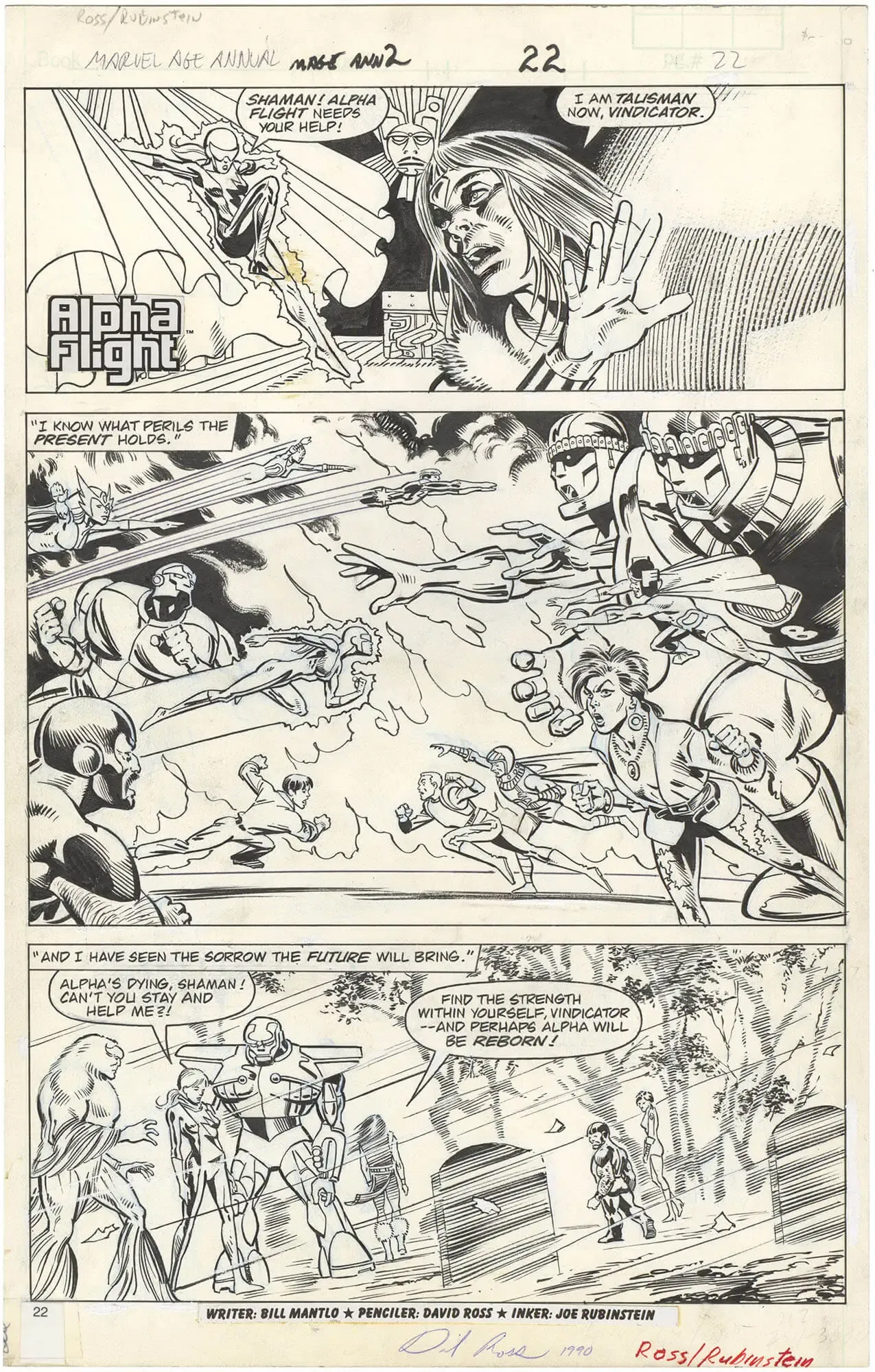 Marvel Age Annual #2 p22 (Alpha Flight)