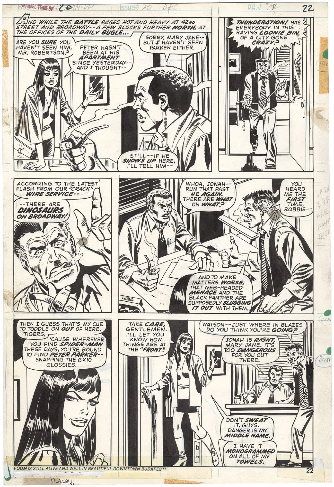 Marvel Team-Up #20 p22 (Mary Jane Watson)