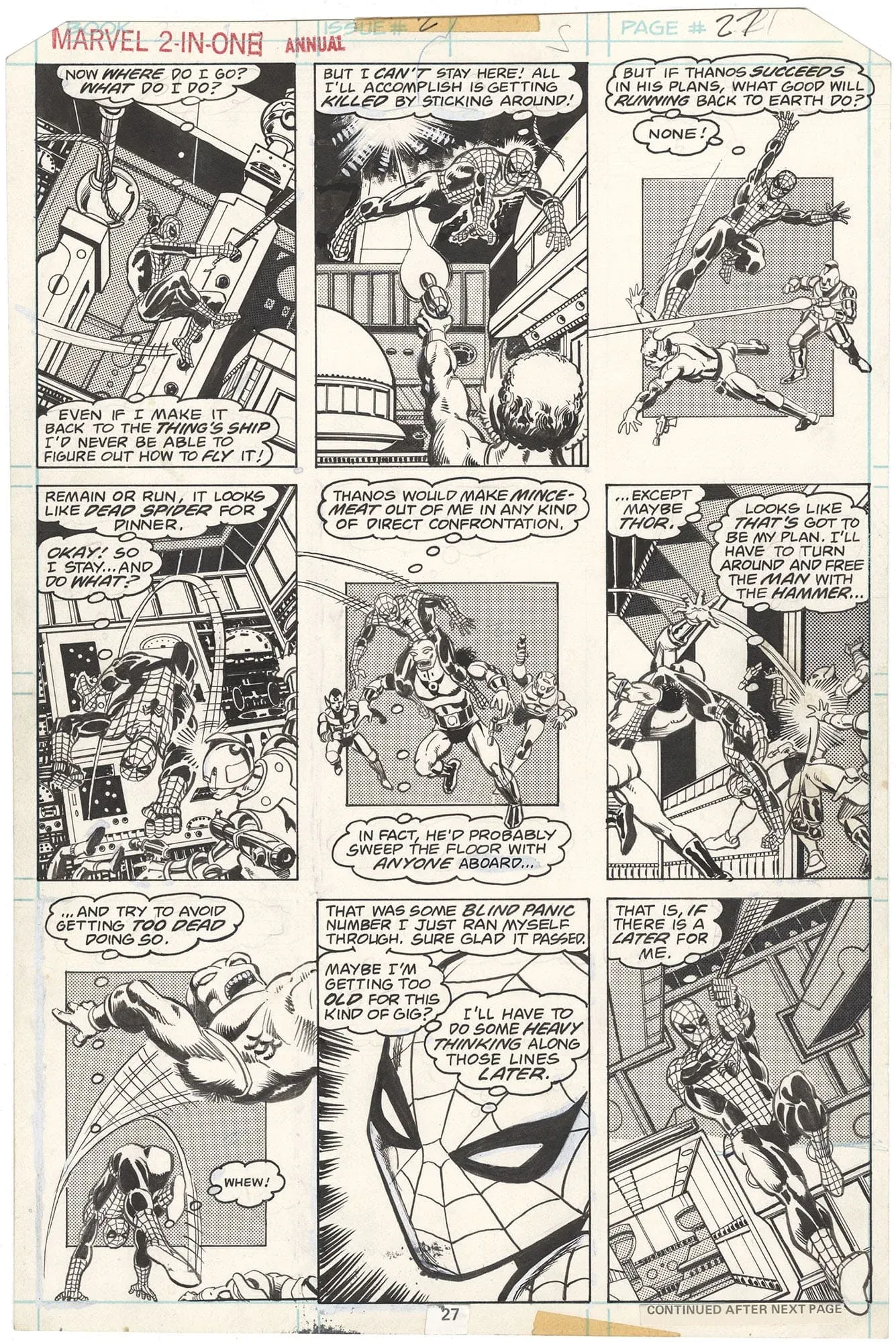 Marvel Two-in-One Annual #2 p27 (Spider-Man)