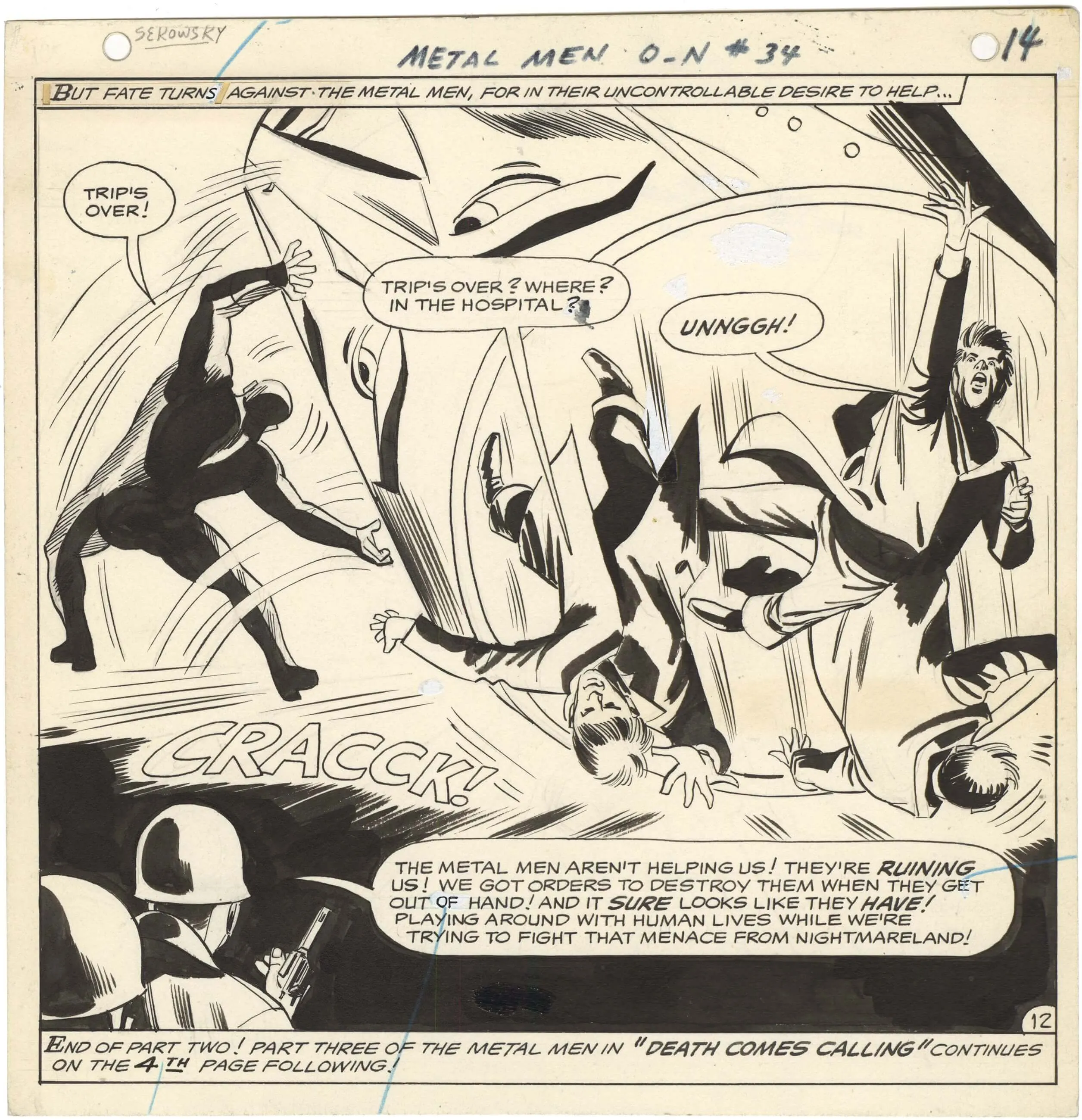 Metal Men #34 p12 (⅔ Splash)