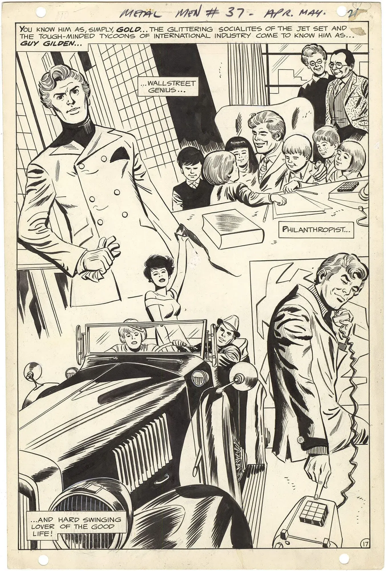 Metal Men #37 p17 (Splash)