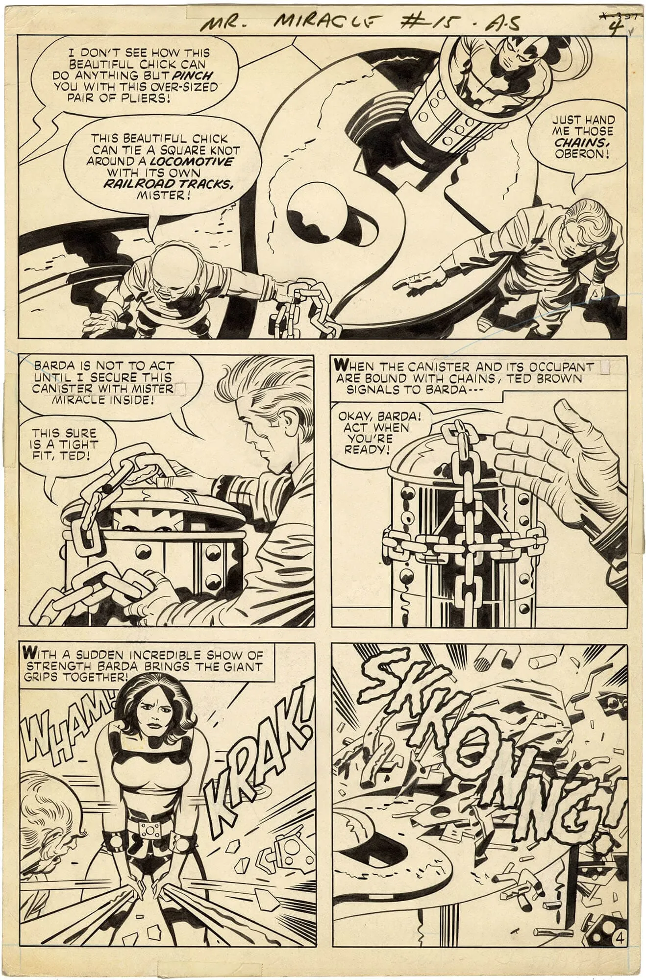 Mister Miracle #15 p4 (Big Barda)