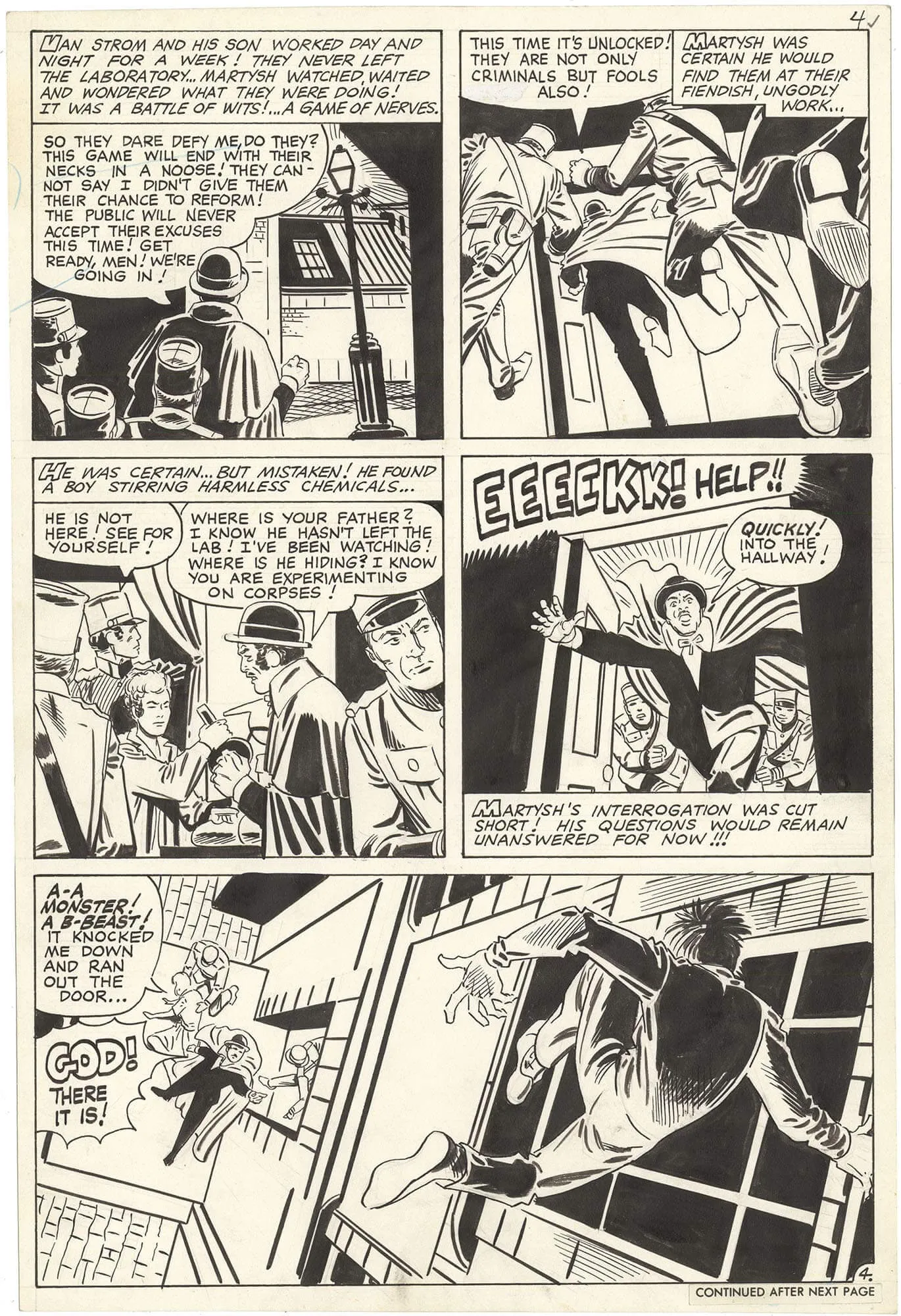 Monster Hunters #6 p4 (Large Art)