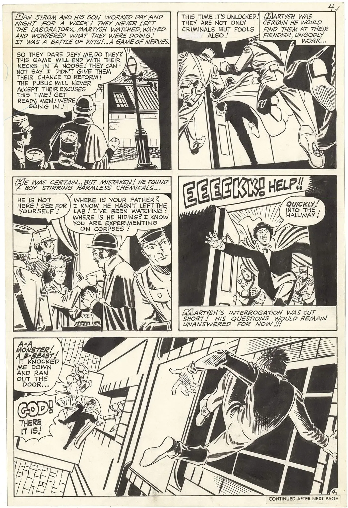 Monster Hunters #6 p4 (Large Art)