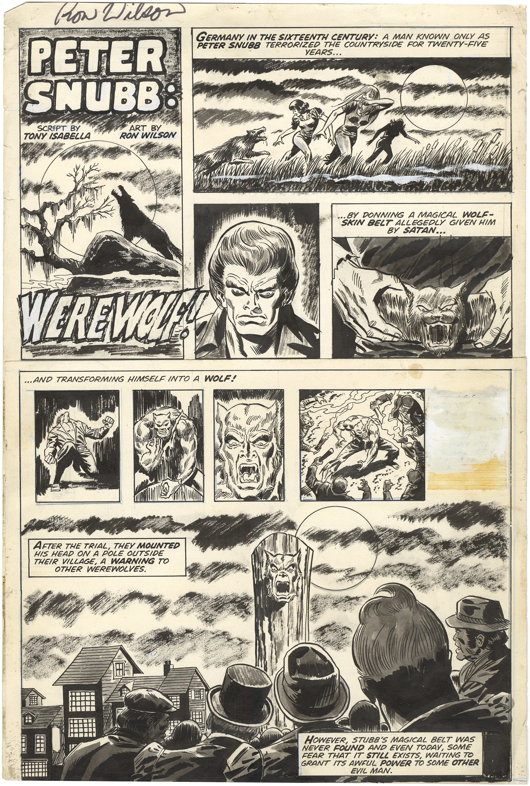 Monsters Unleashed #5 p24 (Signed)