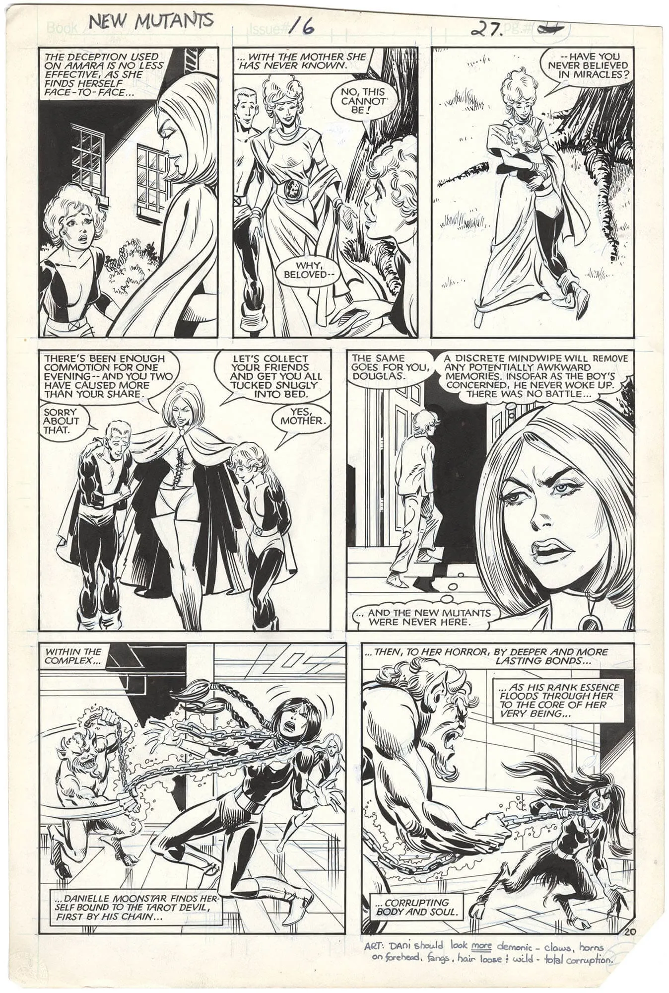 New Mutants #16 p20 (Emma Frost)
