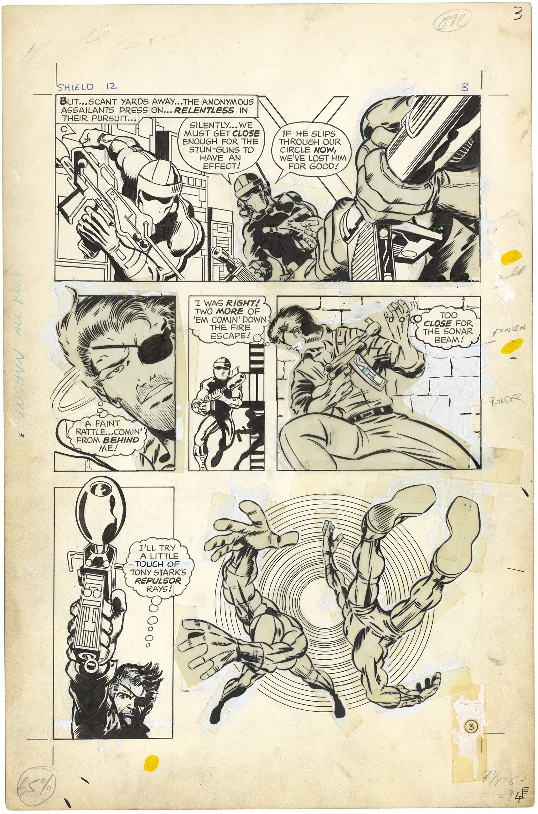 Nick Fury Agent of Shield #12 p3 (Rare)