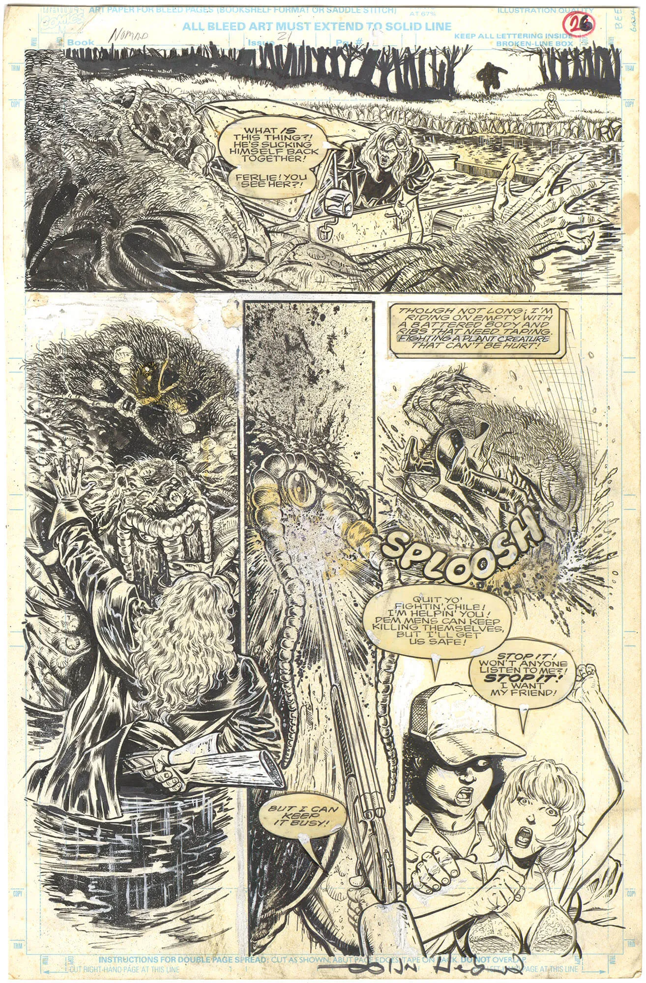 Nomad #21 p26 (Man-Thing)