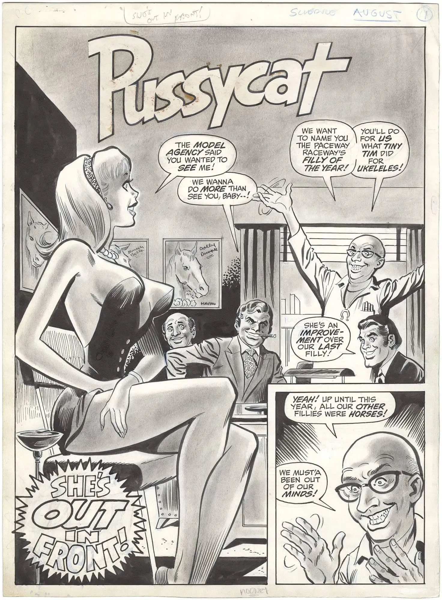 Pussycat-She’s Out in Front #1 p1 (Splash)