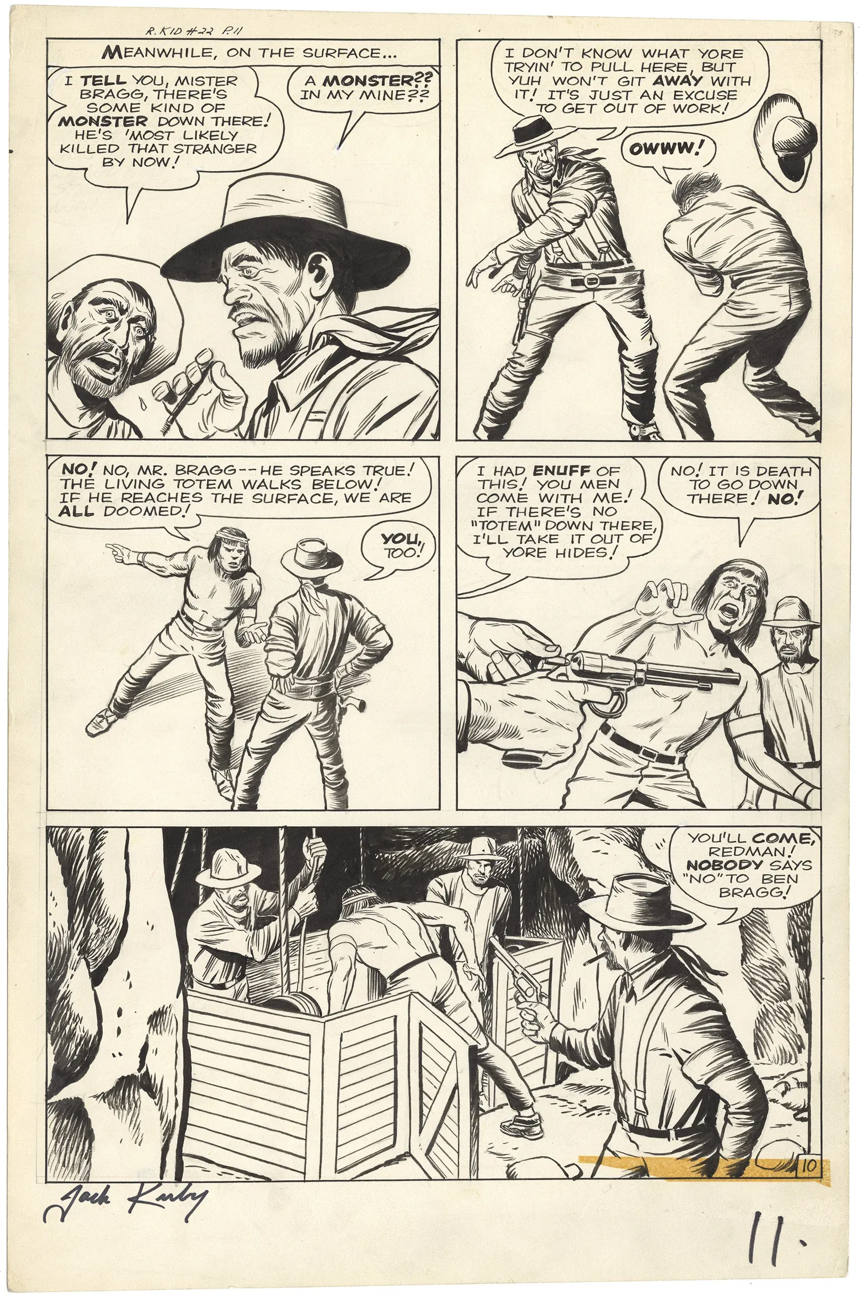 Rawhide Kid #22 p10 (Signed Large Art)