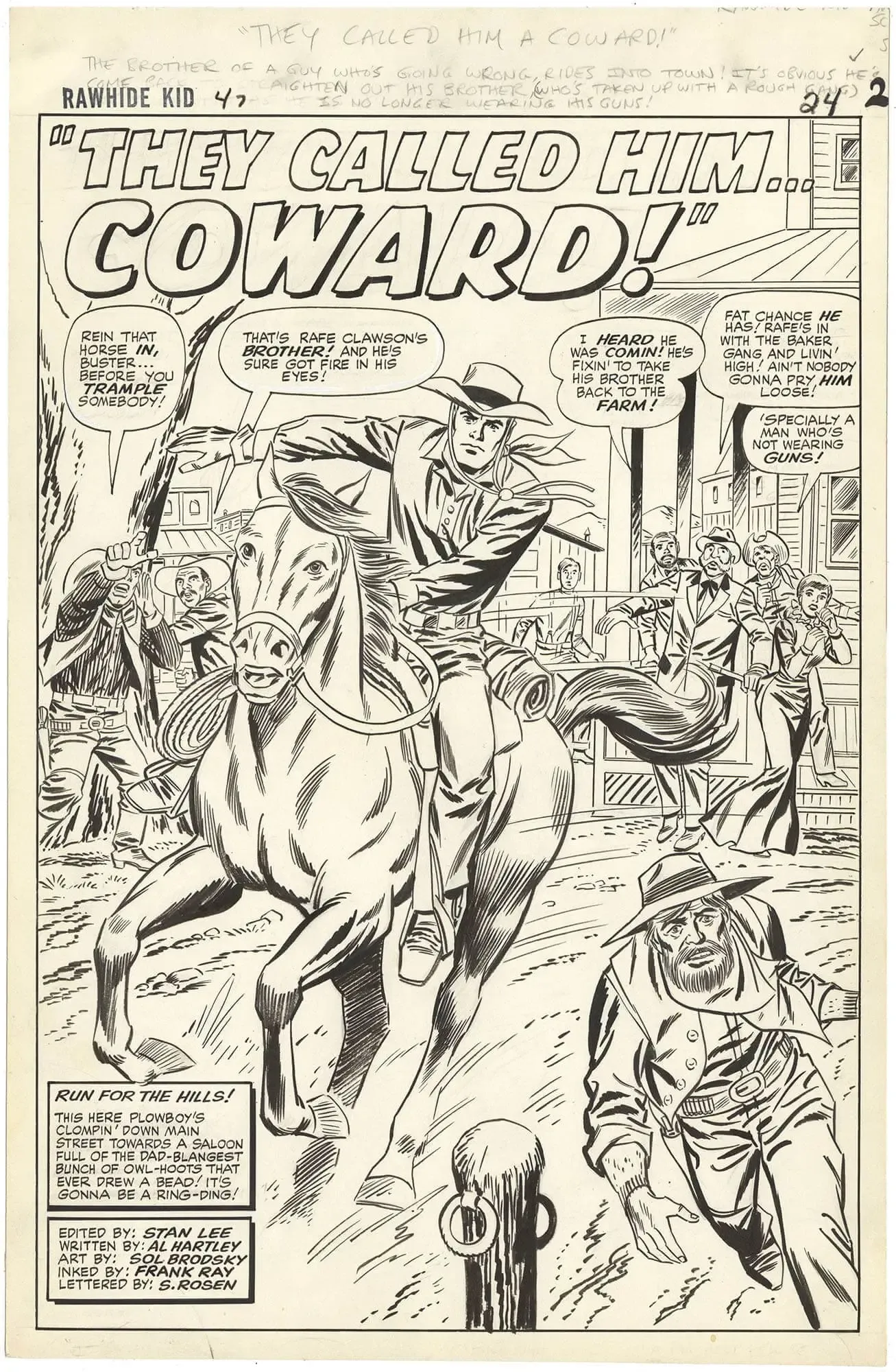 Rawhide Kid #47 p24 (Large Art) (Splash)