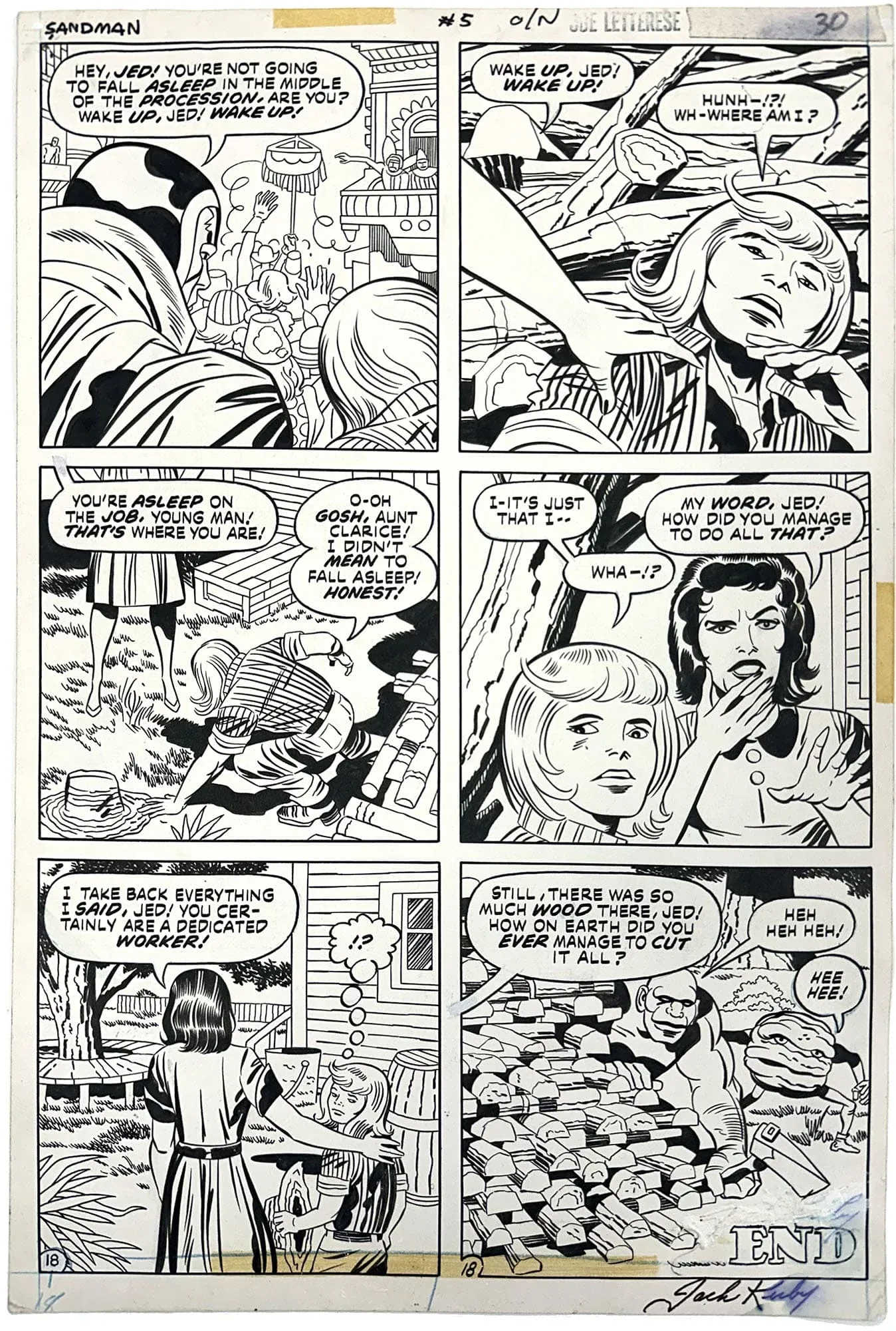 Sandman #5 p18 (Signed)