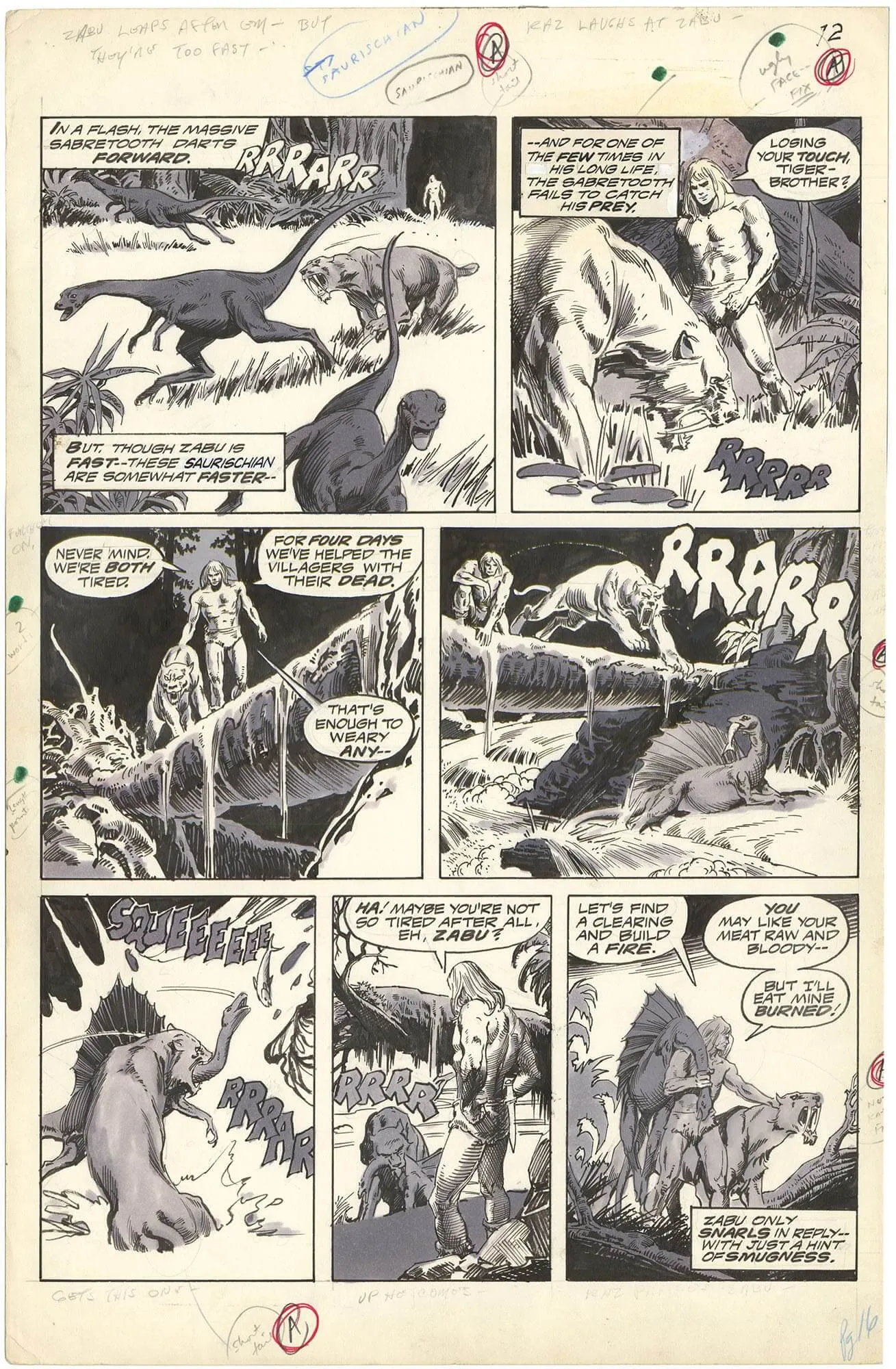 Savage Tales #6 p16 (Ka-Zar Origin Retold)
