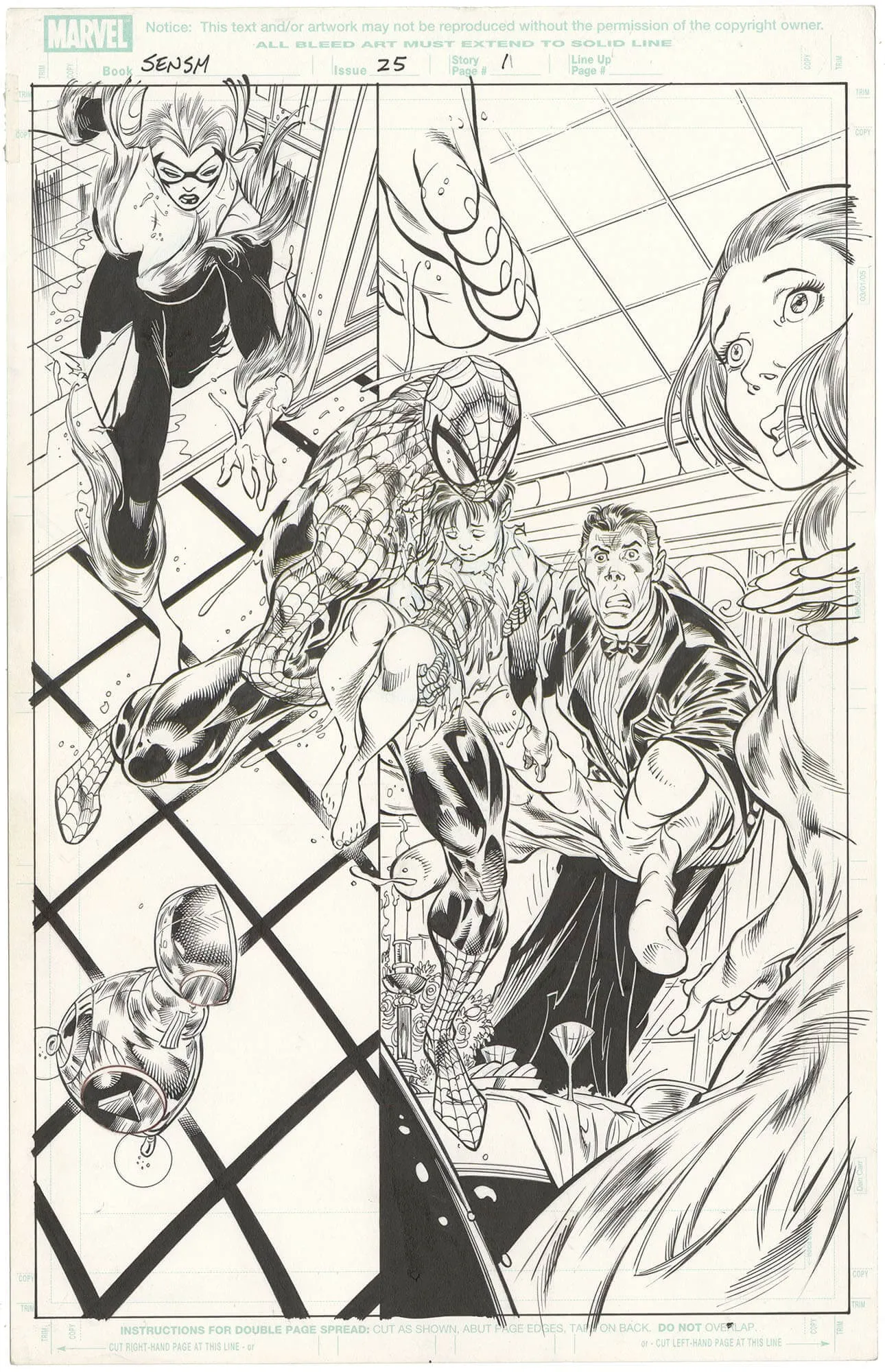 Sensational Spider-Man #25 p1 (Splash) (Black Cat)