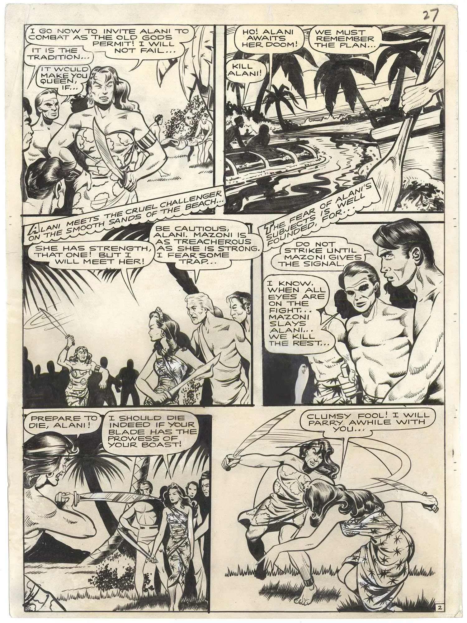 Seven Seas Comics #3 p2 (Large Art)