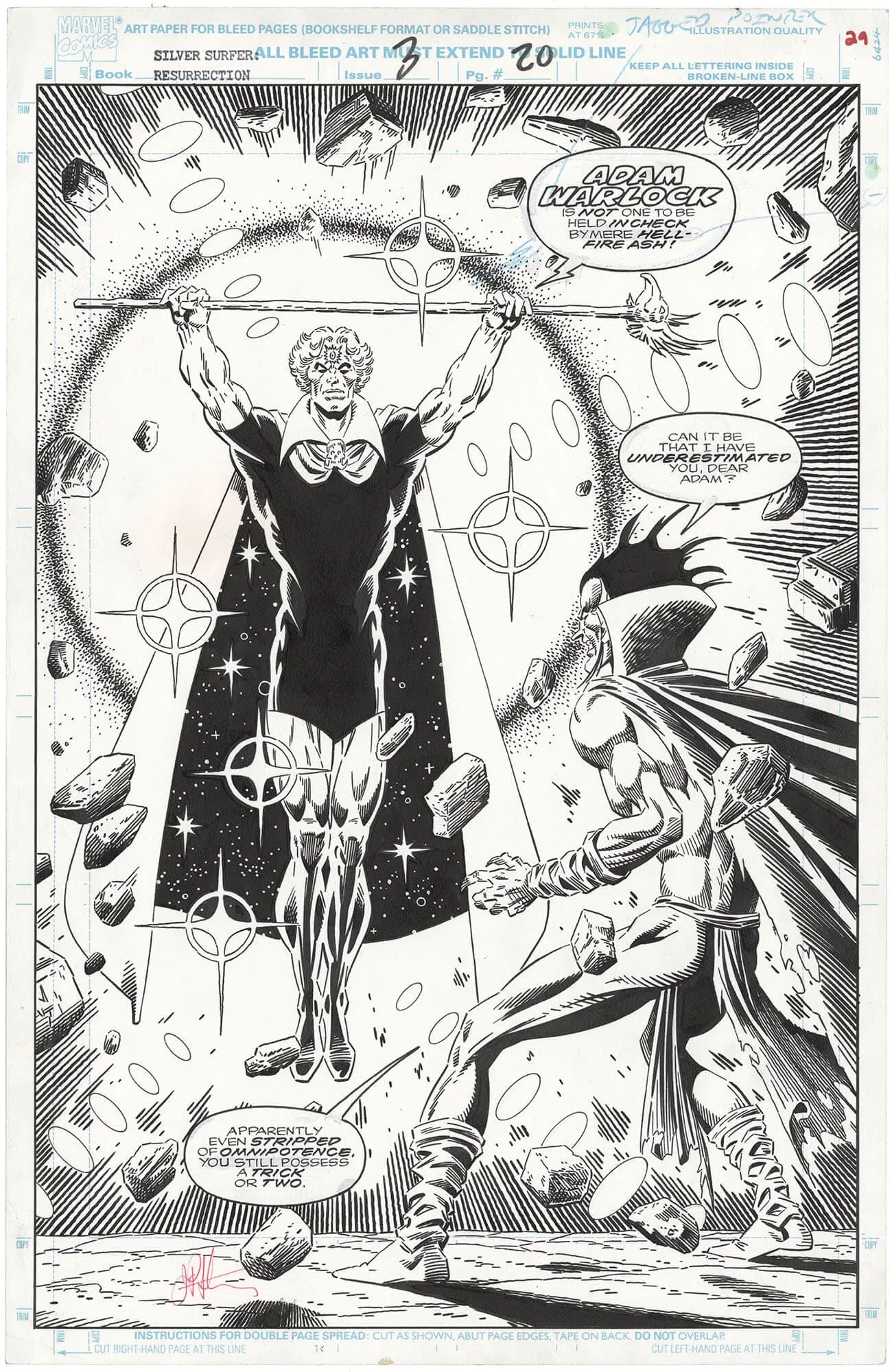 Silver Surfer/Warlock: Resurrection #3 p20 (Mephisto!)