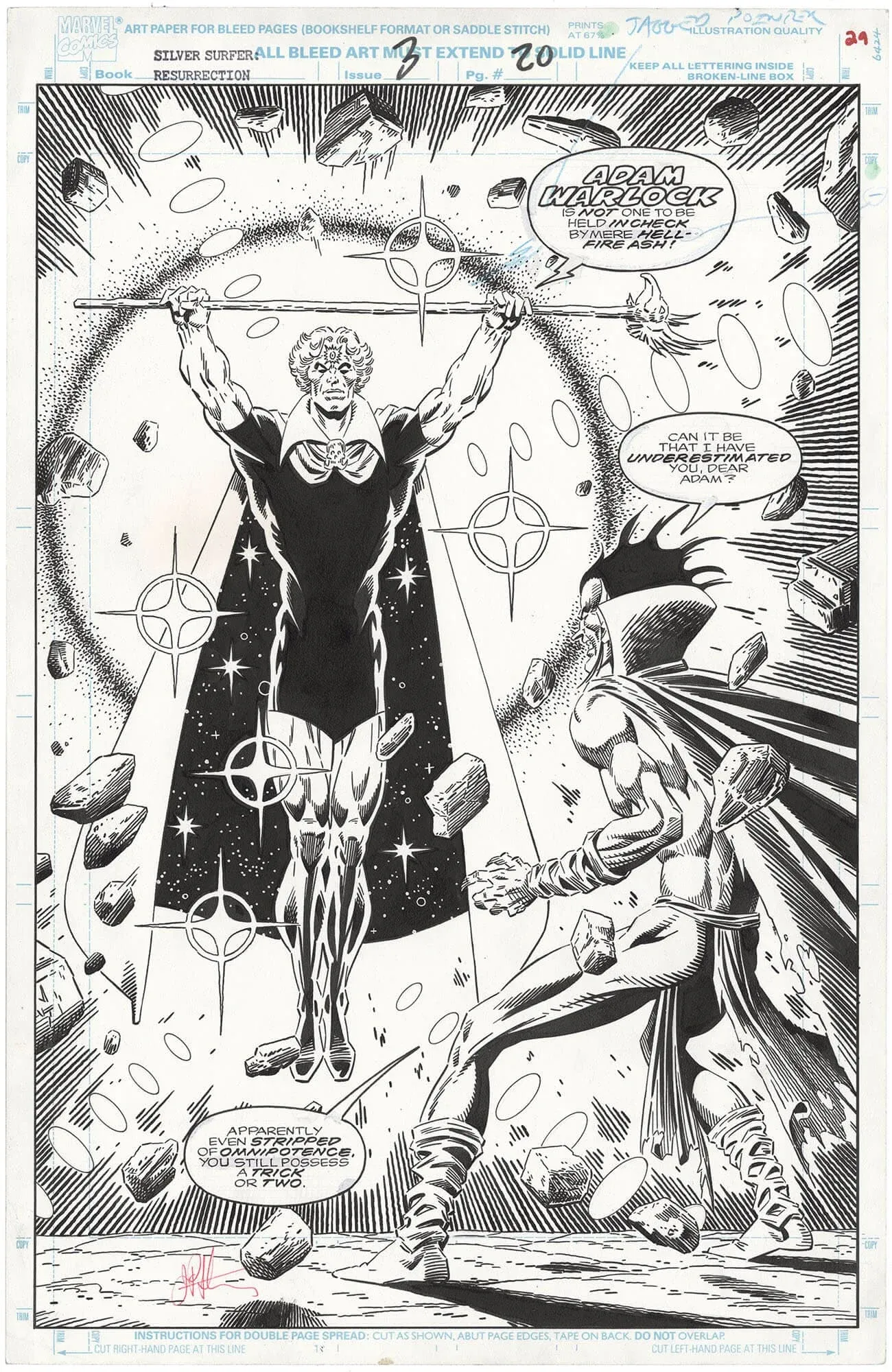 Silver Surfer/Warlock: Resurrection #3 p20 (Mephisto!)