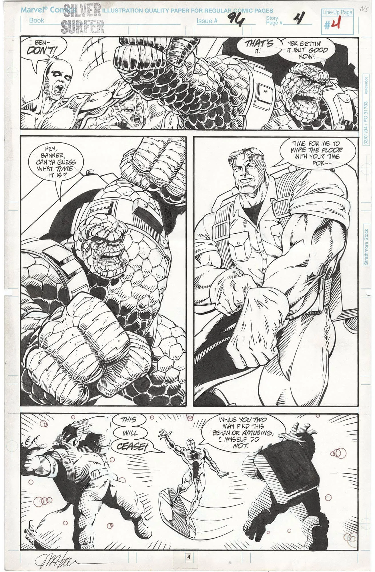 Silver Surfer #96 p4 (Signed)