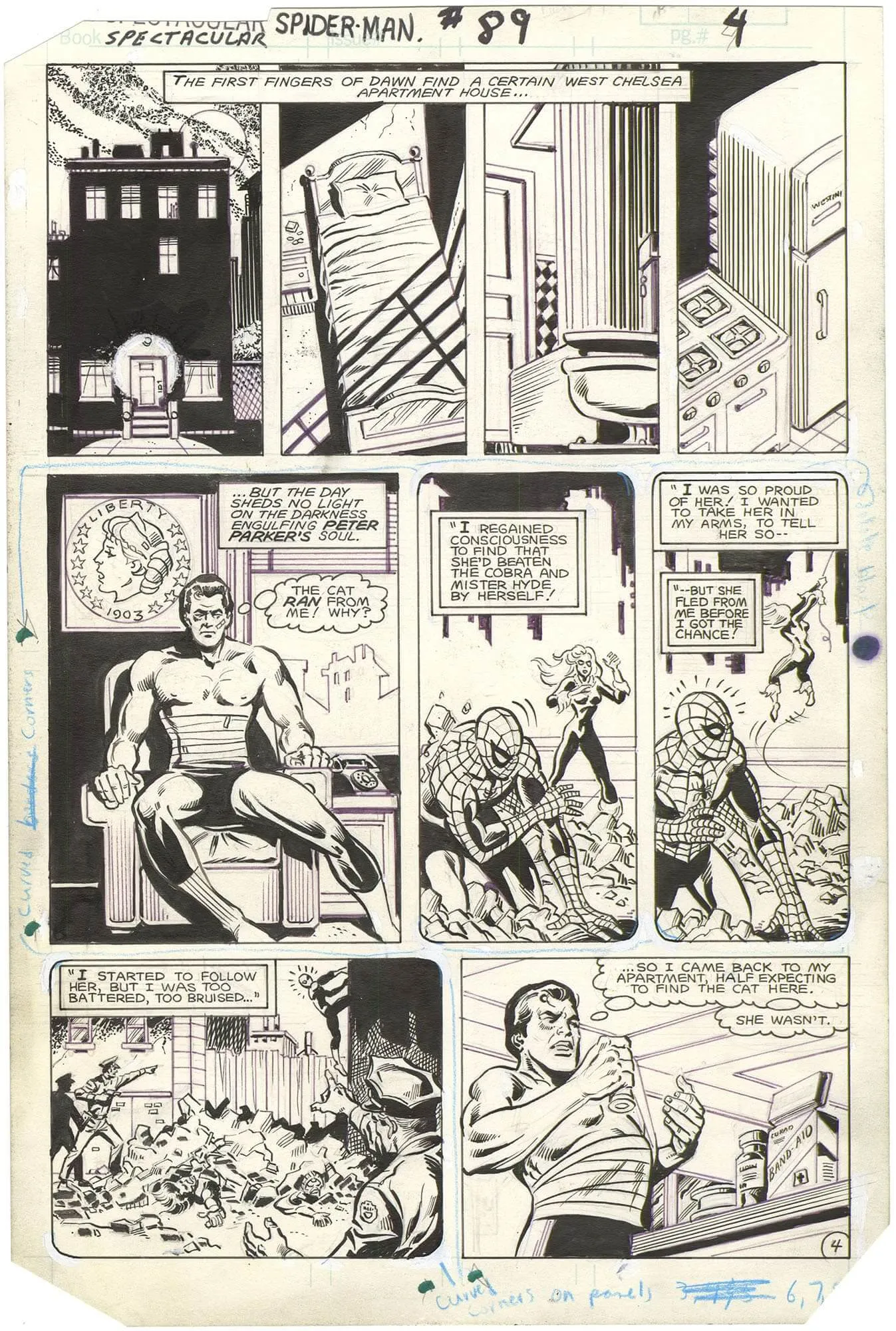 Spectacular Spider-Man #89 p4 (Black Cat)