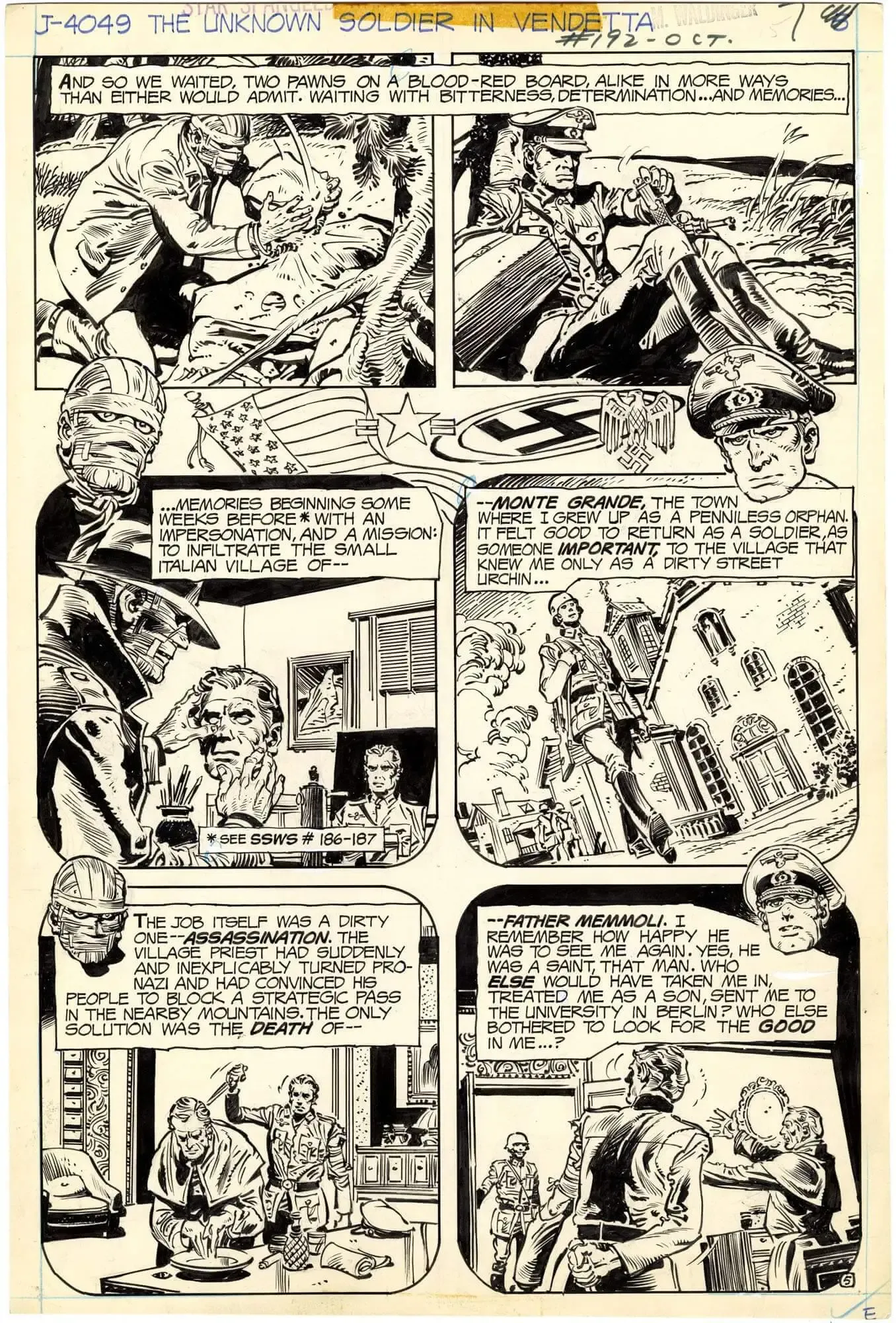 Star Spangled War Stories #192 p5 (Unknown Soldier)