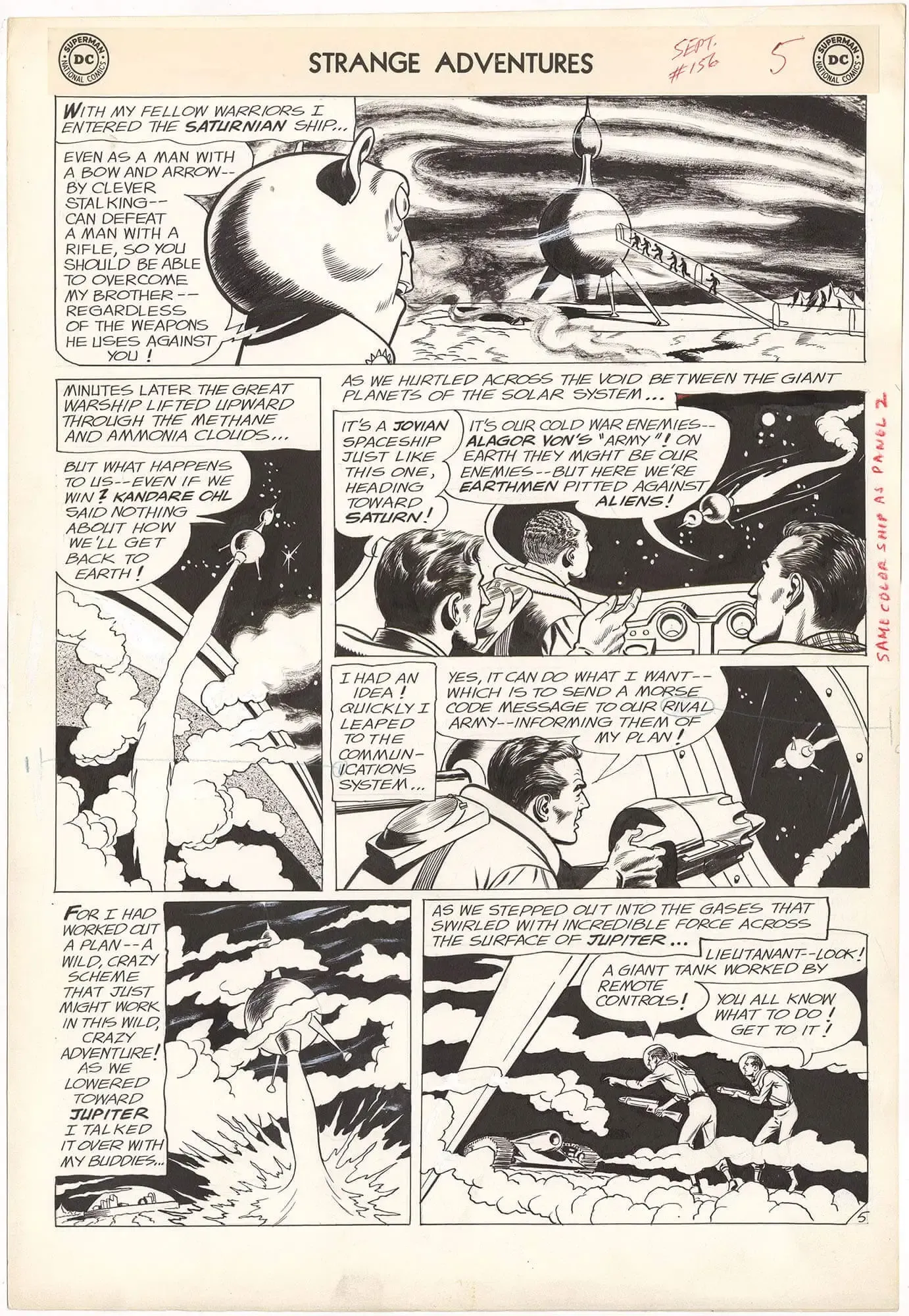 Strange Adventures #156 p5 (Large Art)