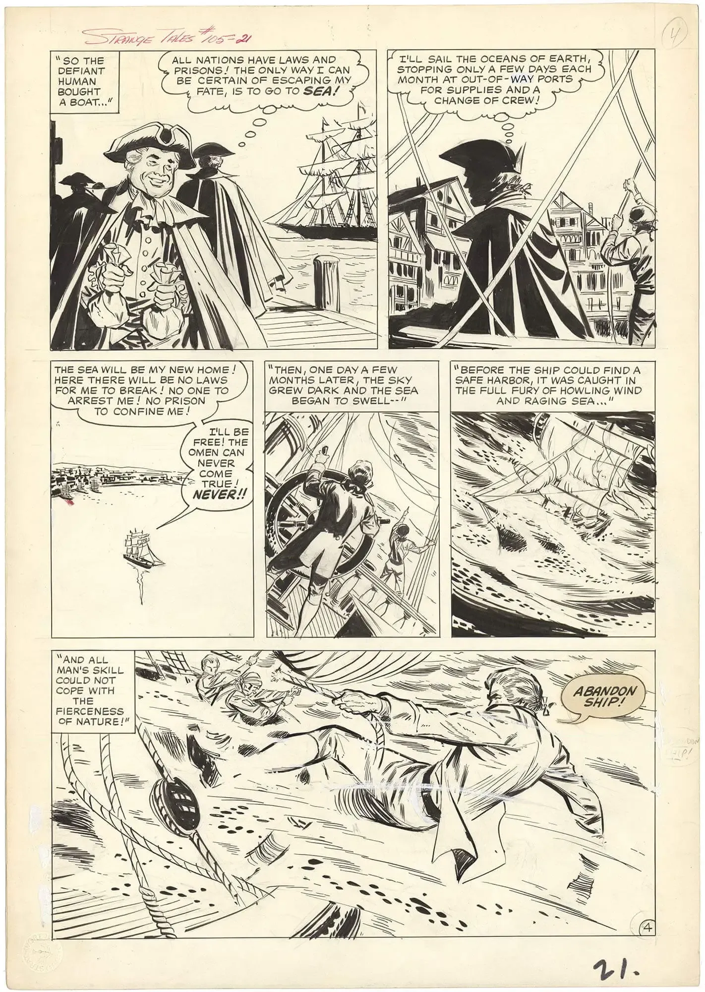 Strange Tales #105 p4 (Large Art)