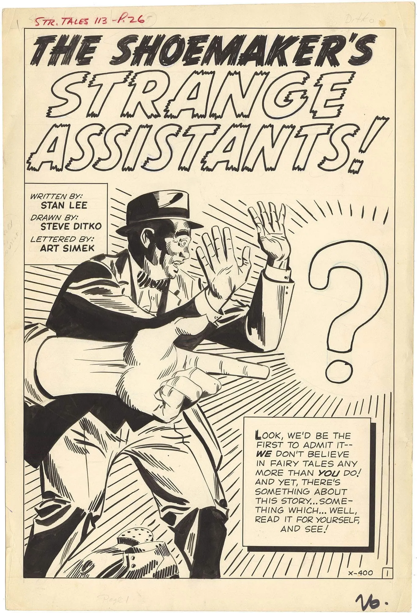 Strange Tales #113 p1 (Splash-Large Art)