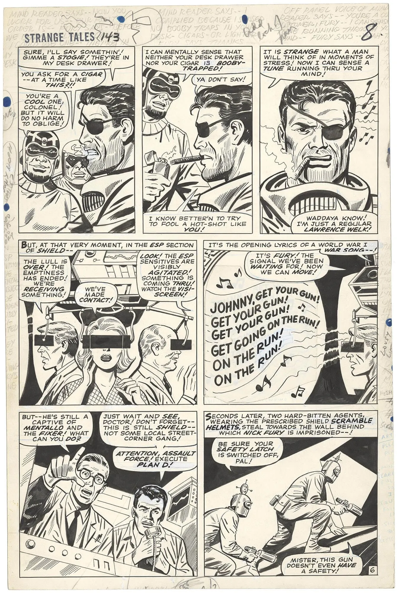 Strange Tales #143 p6 (Large Art)
