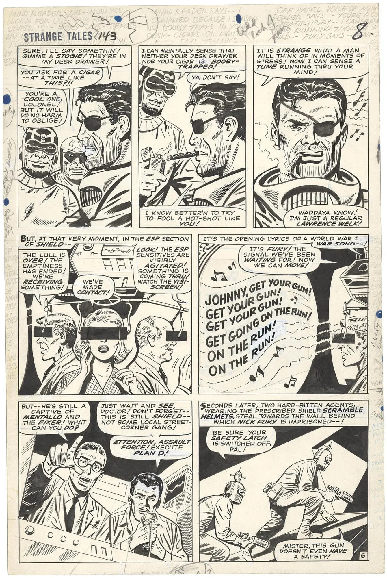 Strange Tales #143 p6 (Large Art)