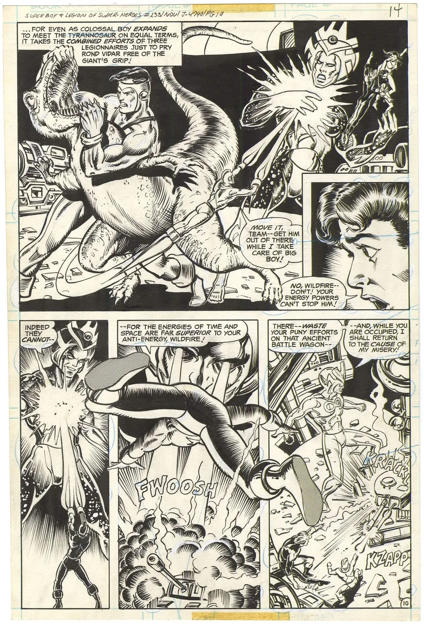 Superboy and The Legion of Super-Heroes #233 p10 (½ Splash)