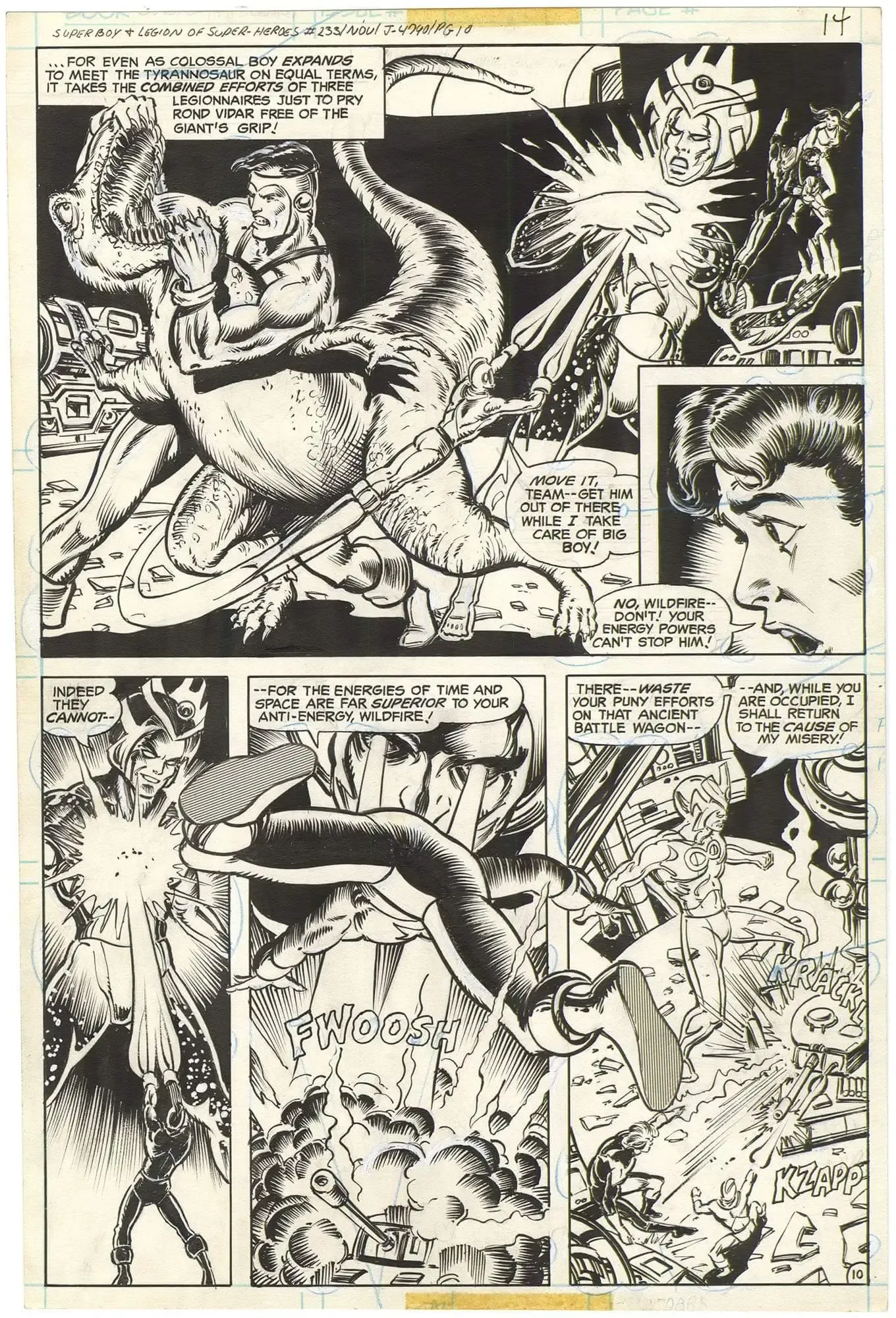 Superboy and The Legion of Super-Heroes #233 p10 (½ Splash)