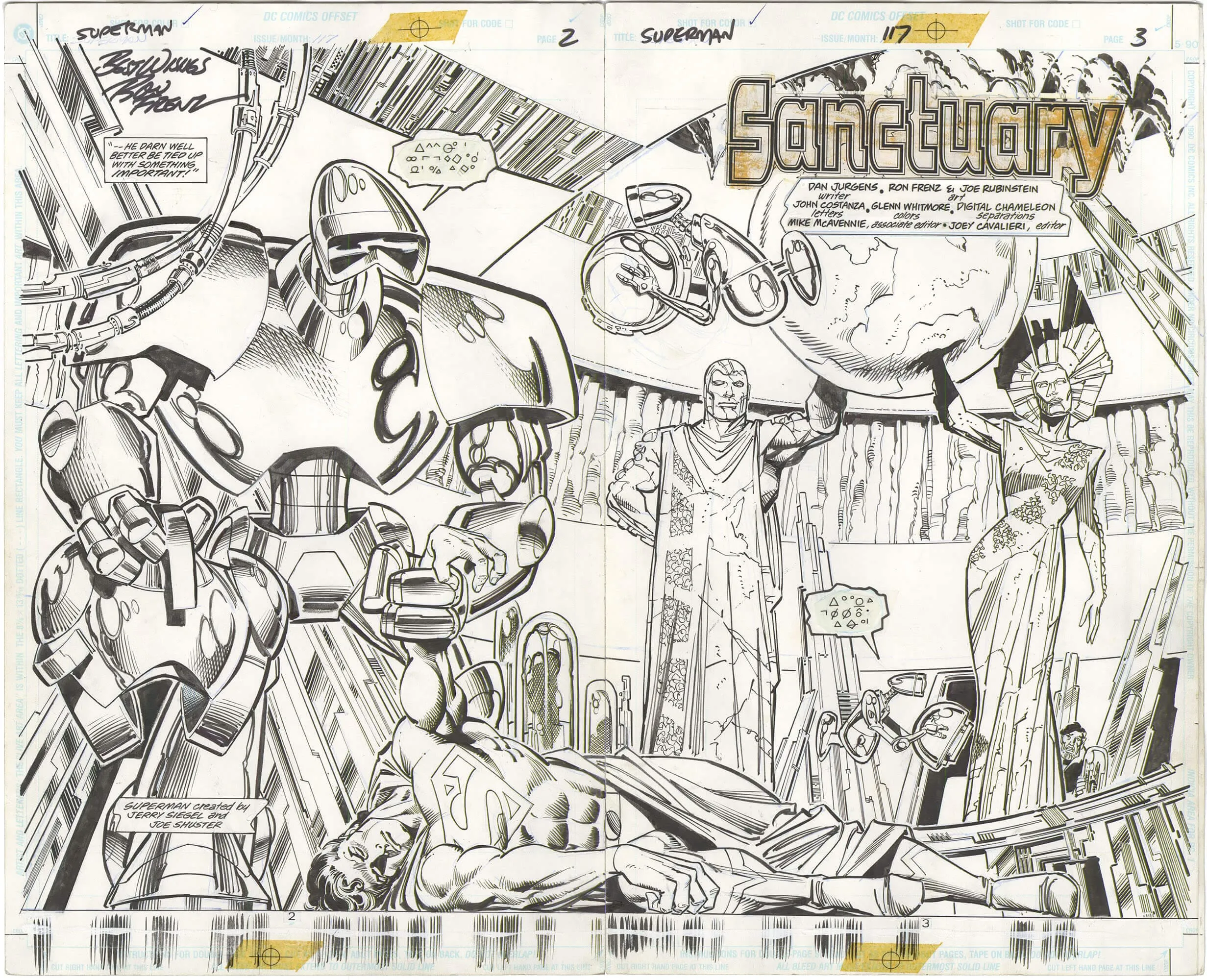 Superman #117 p2+3 (Double Spread)