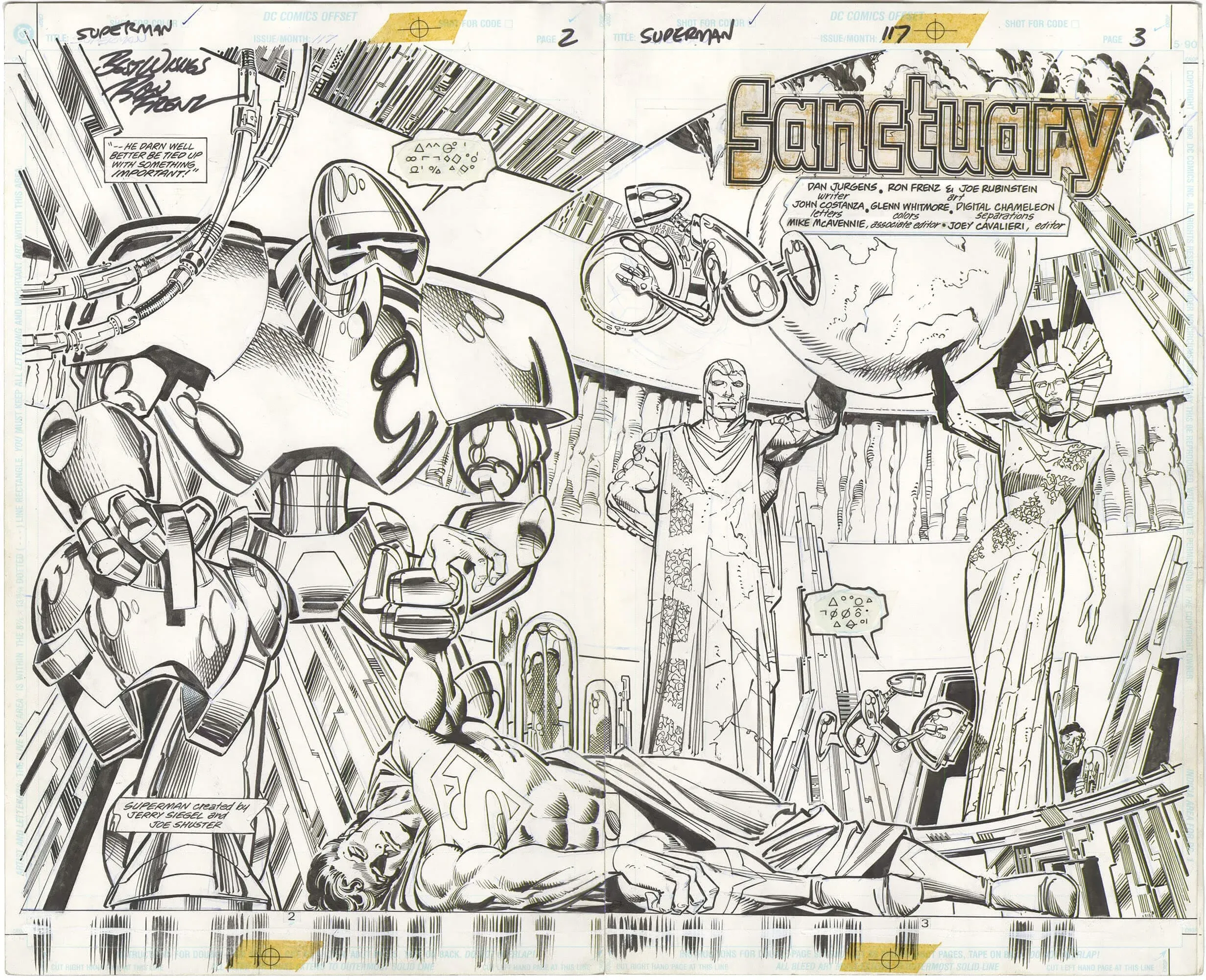 Superman #117 p2+3 (Double Spread)