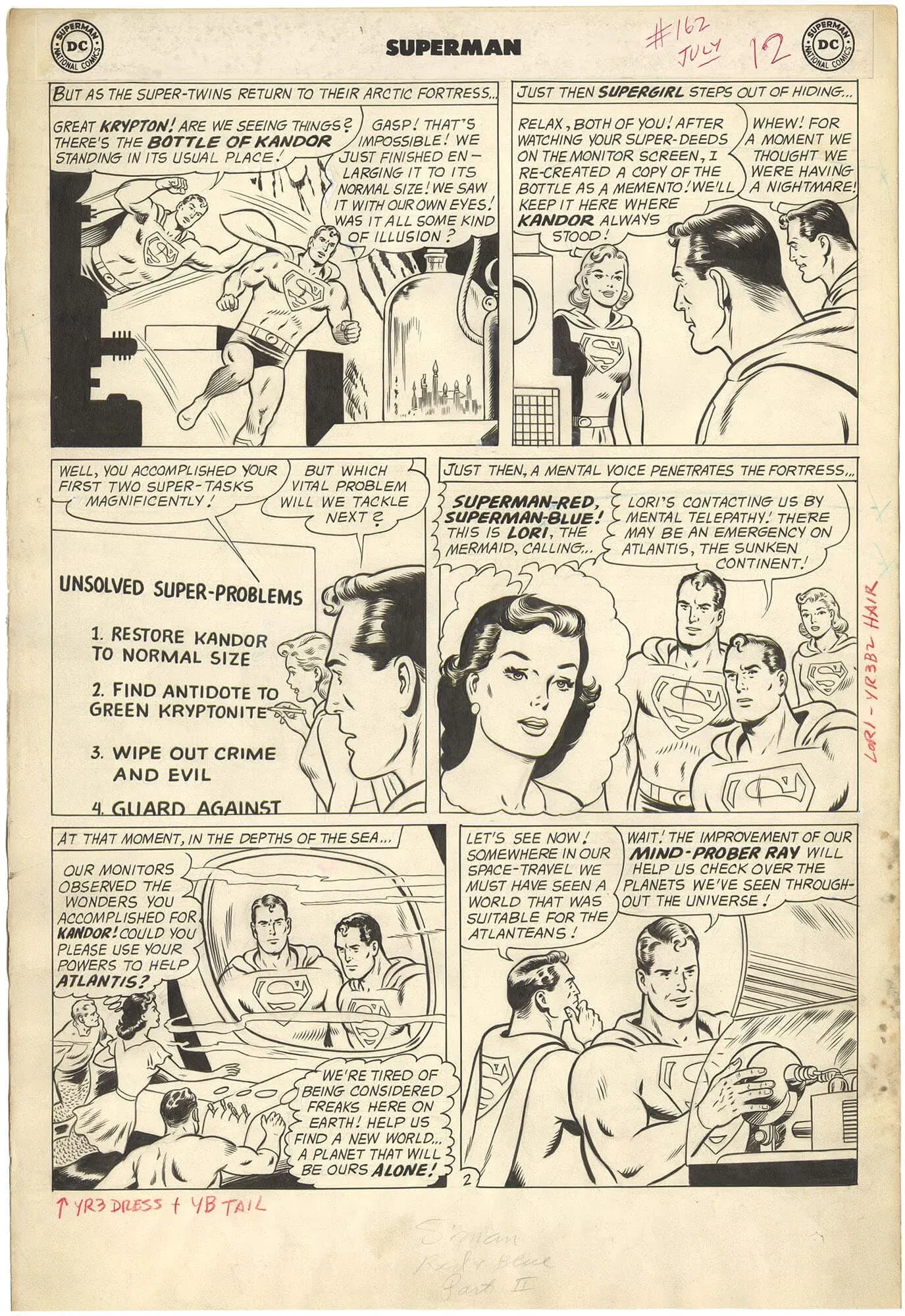 Superman #162 p2 (Large Art)