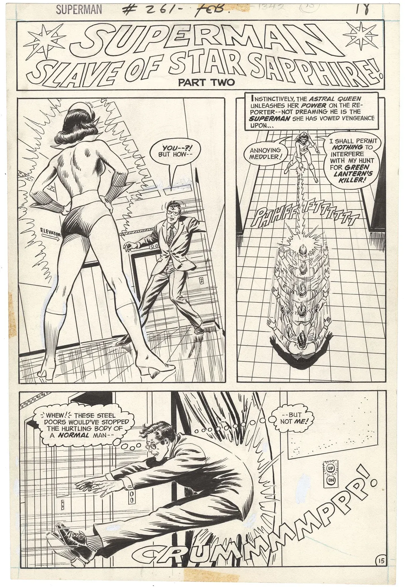 Superman #261 p15 (Star Sapphire!)