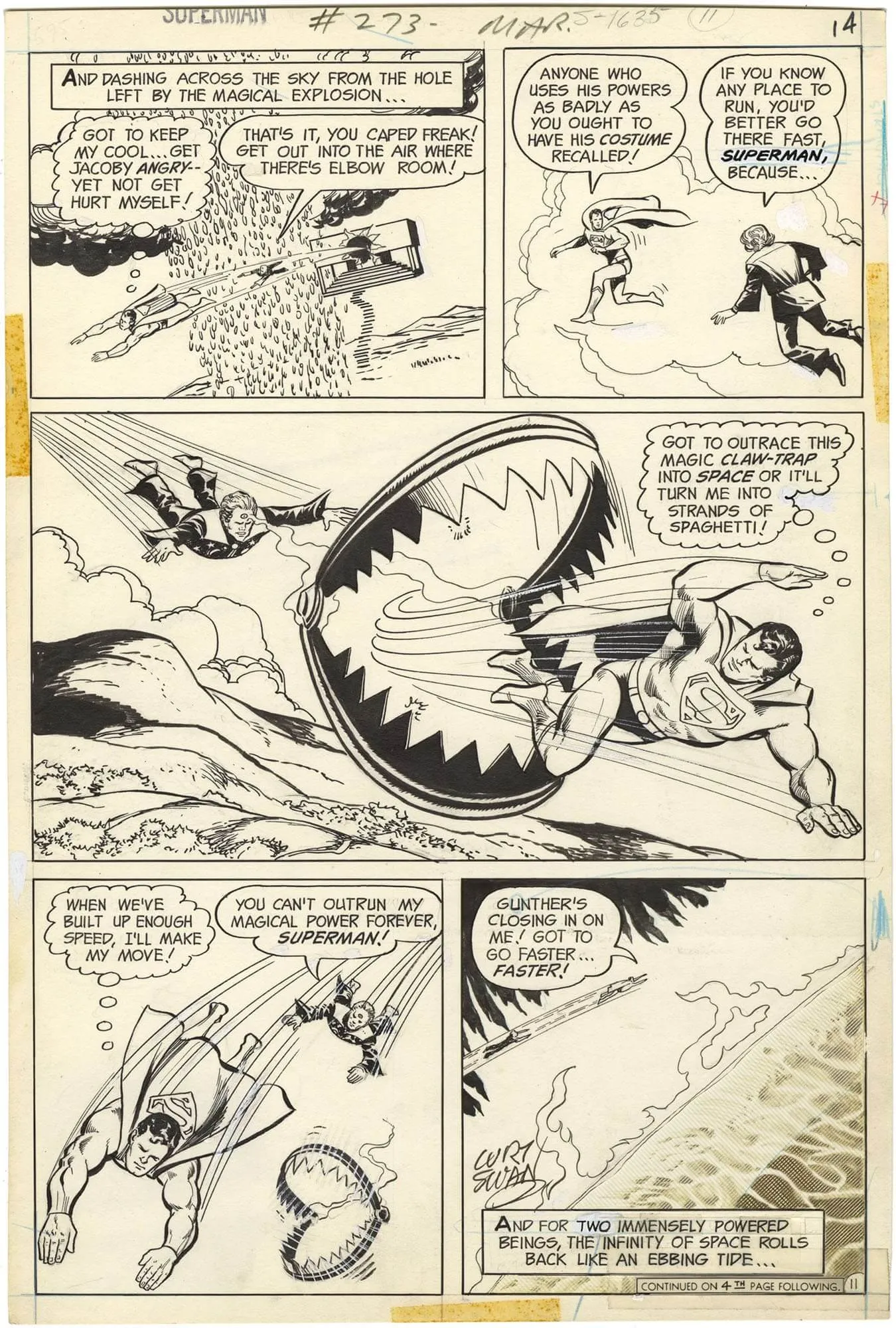 Superman #273 p11 (Signed)