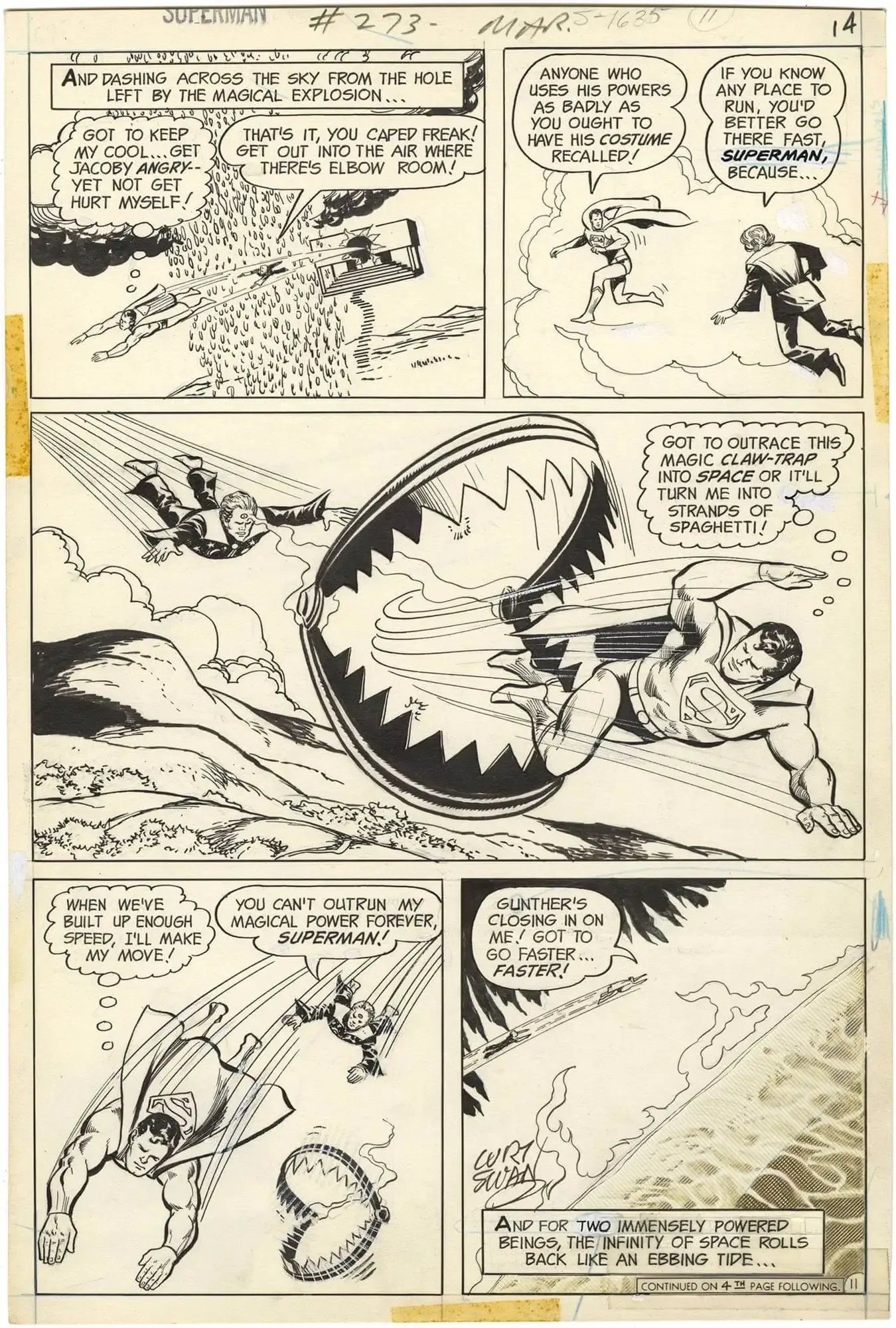 Superman #273 p11 (Signed)