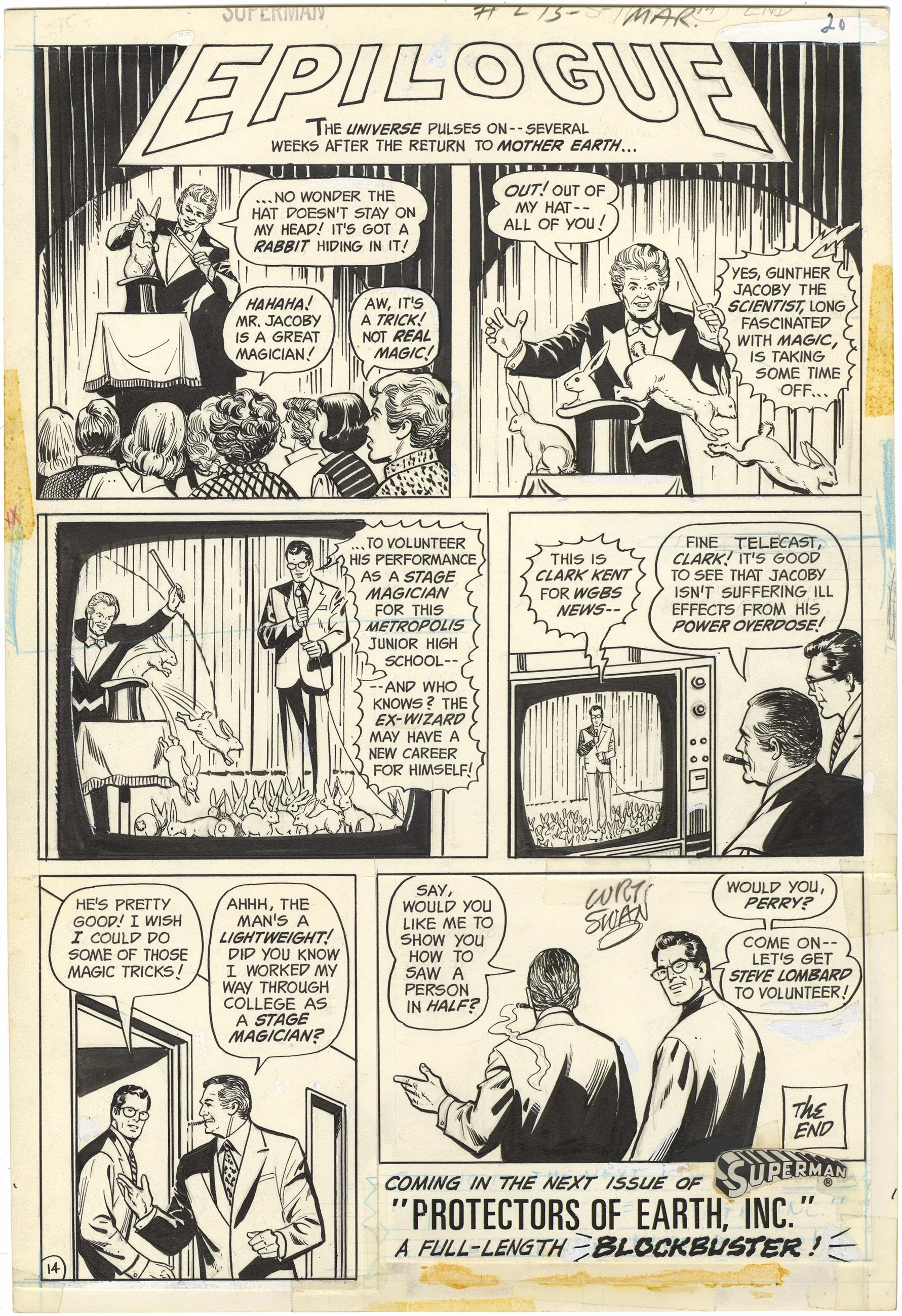 Superman #273 p14 (Signed)