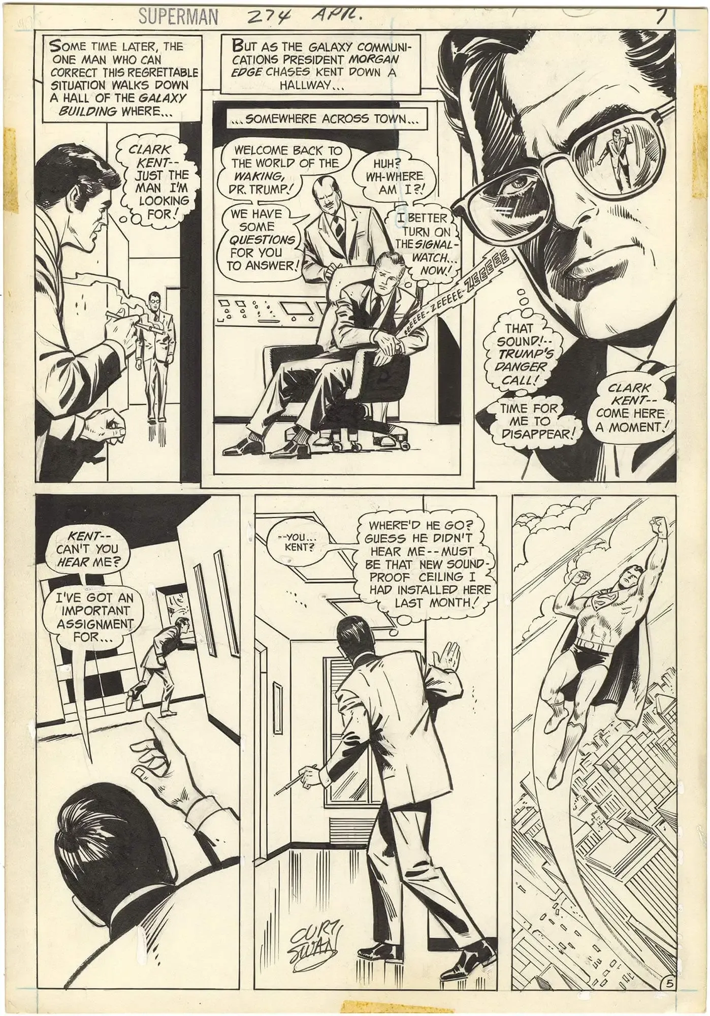 Superman #274 p5 (Signed)