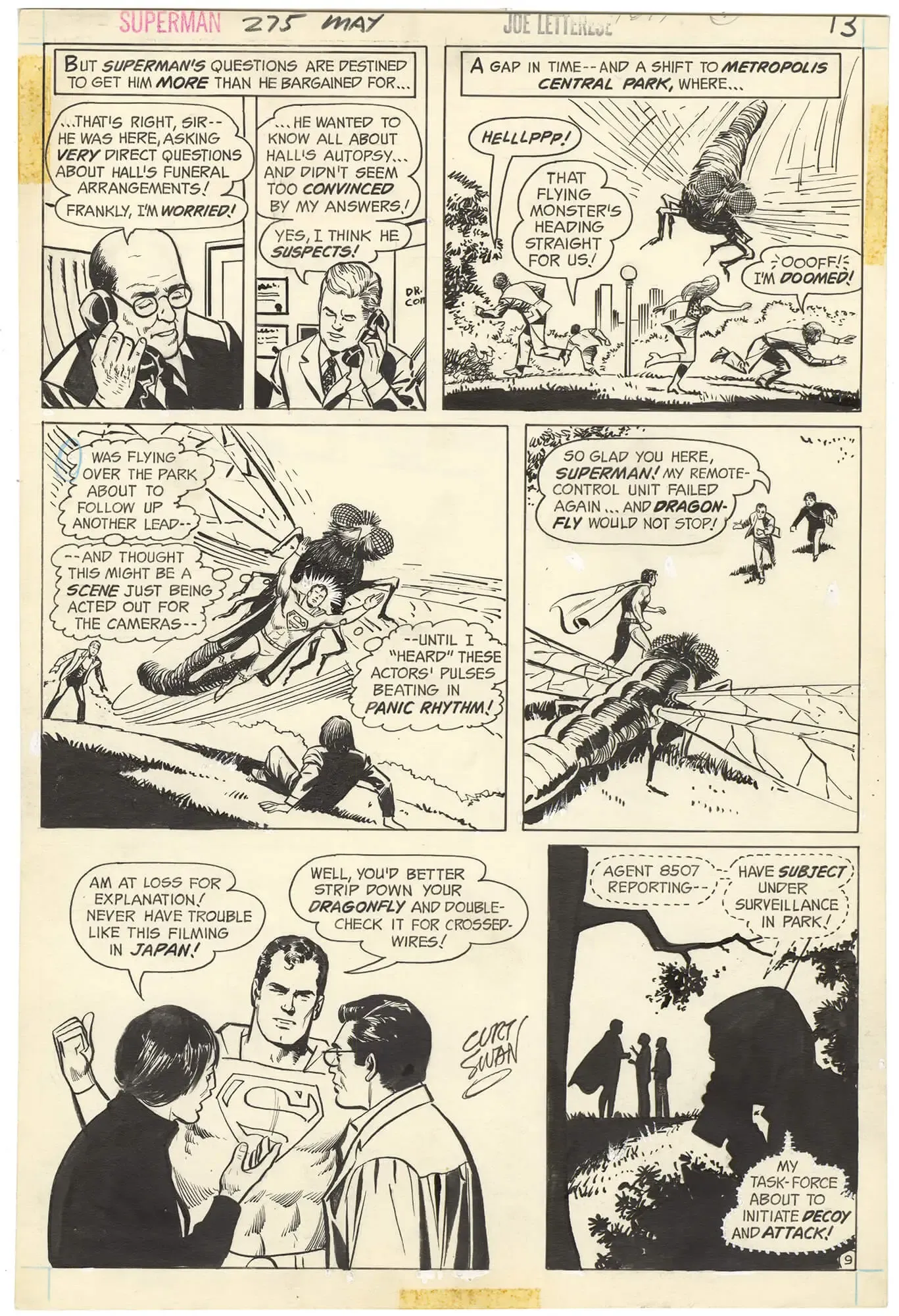 Superman #275 p9 (Signed)