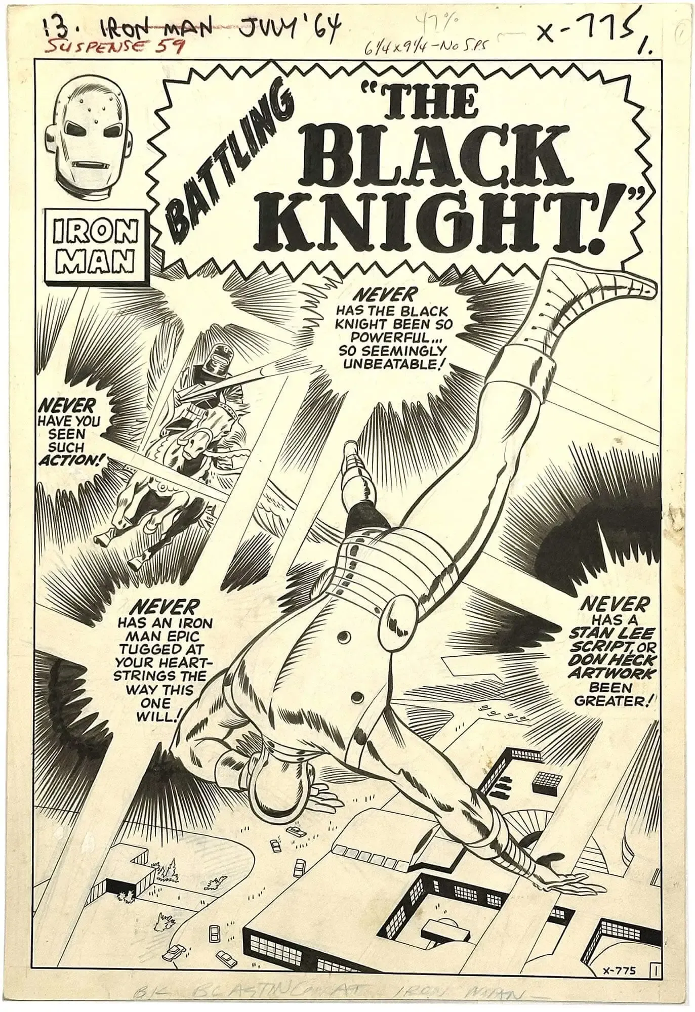 Tales of Suspense #59 p1 (Splash) (Black Knight)