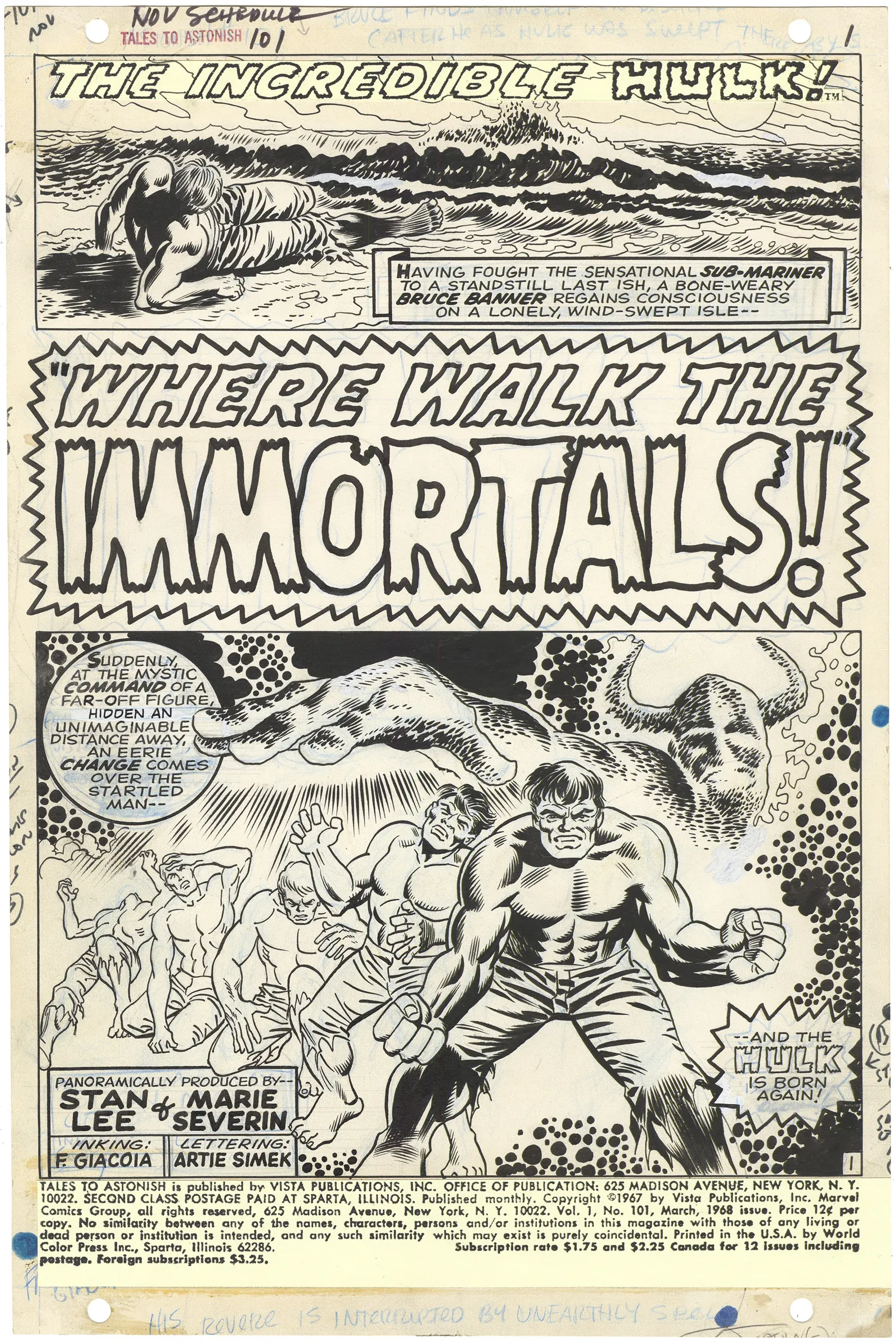 Tales of Astonish #101 p1