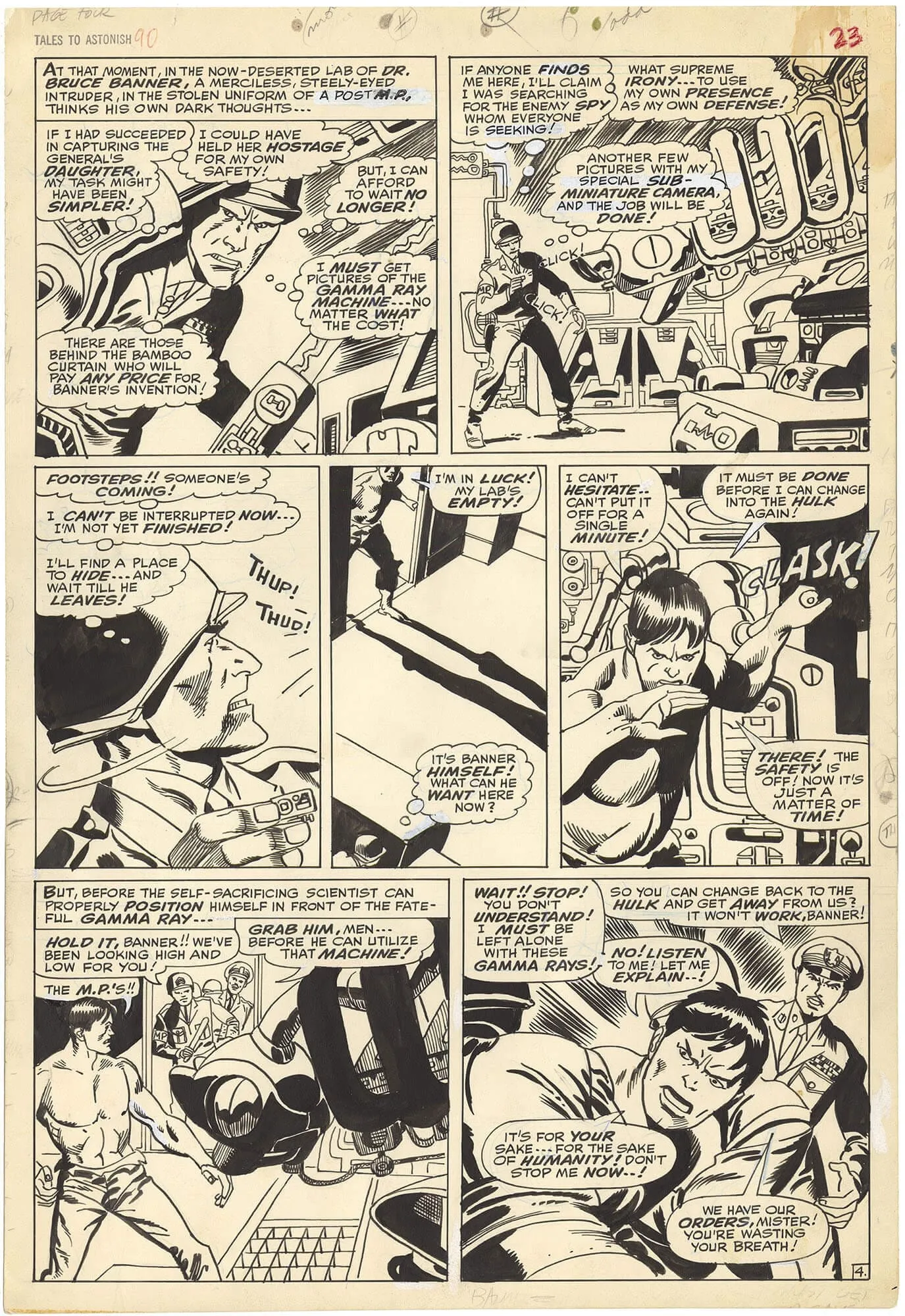 Tales to Astonish #90 p4 (First Abomination)