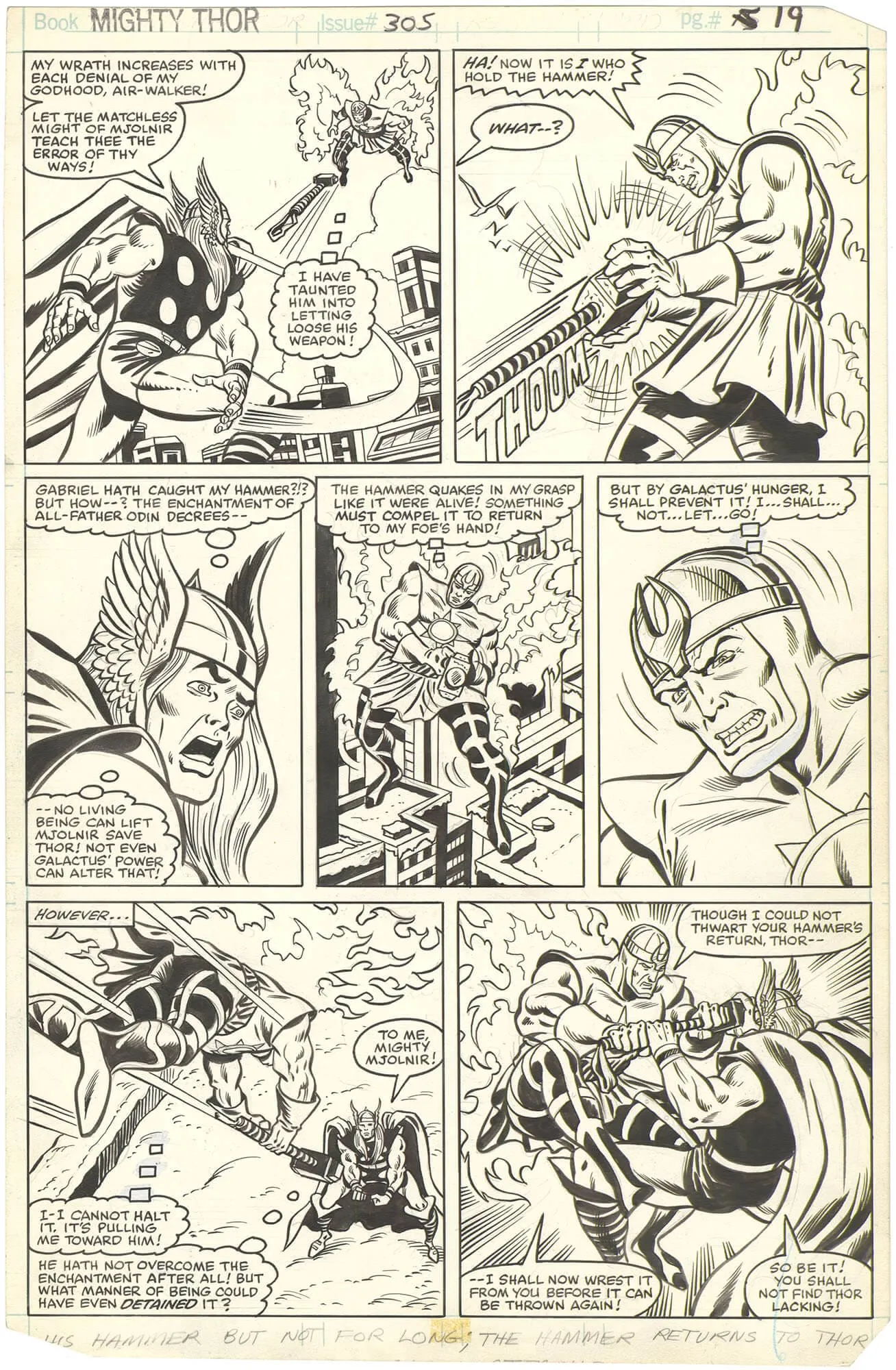 Thor #305 p19 (Great Battle page)
