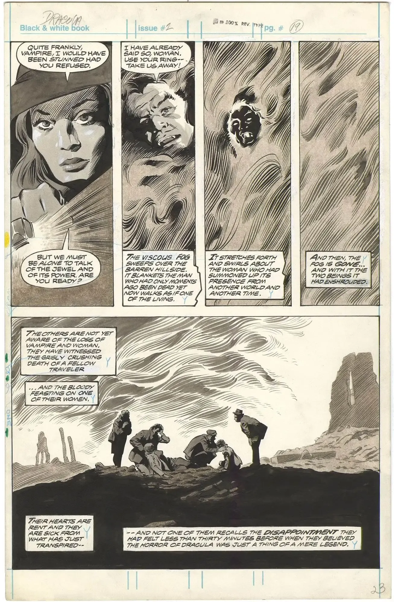 Tomb of Dracula #1 p23 (½ Splash)