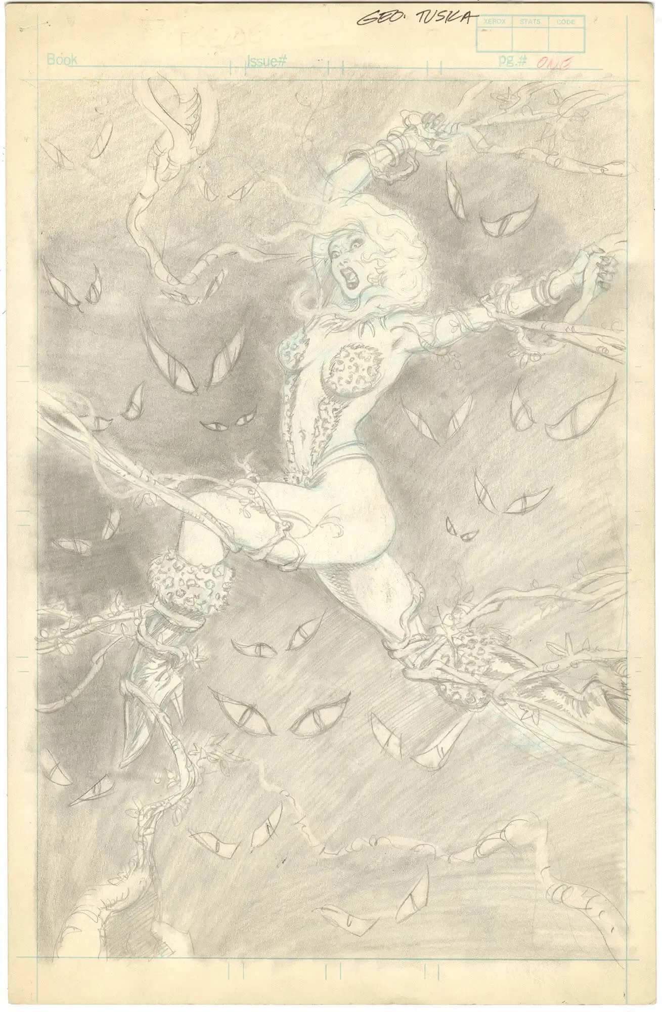 Tuska Unused Shanna Pencil Splash (Date Unknown)
