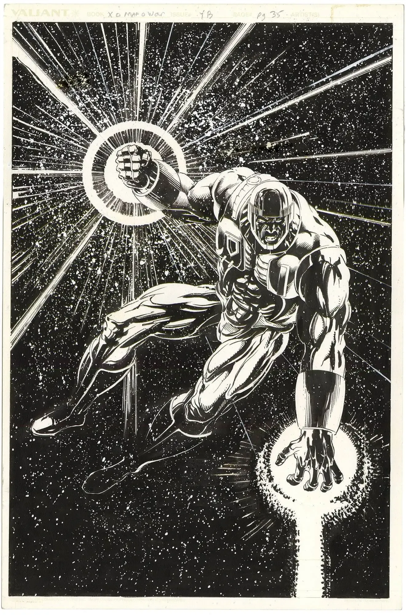 Unity Yearbook #1 XO Manowar #1 p35 (Splash)