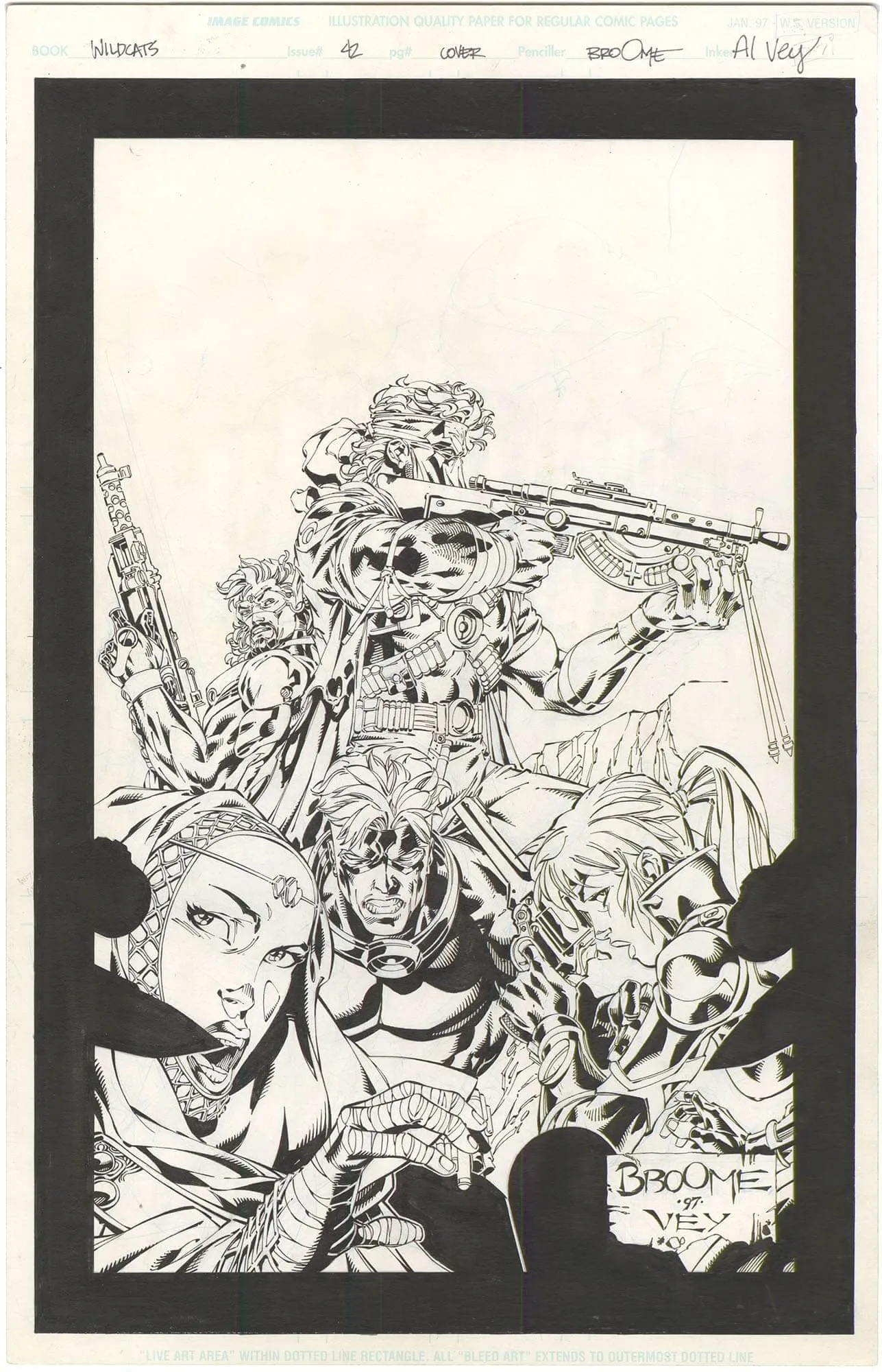 Wildcats #42 Cover (Signed)