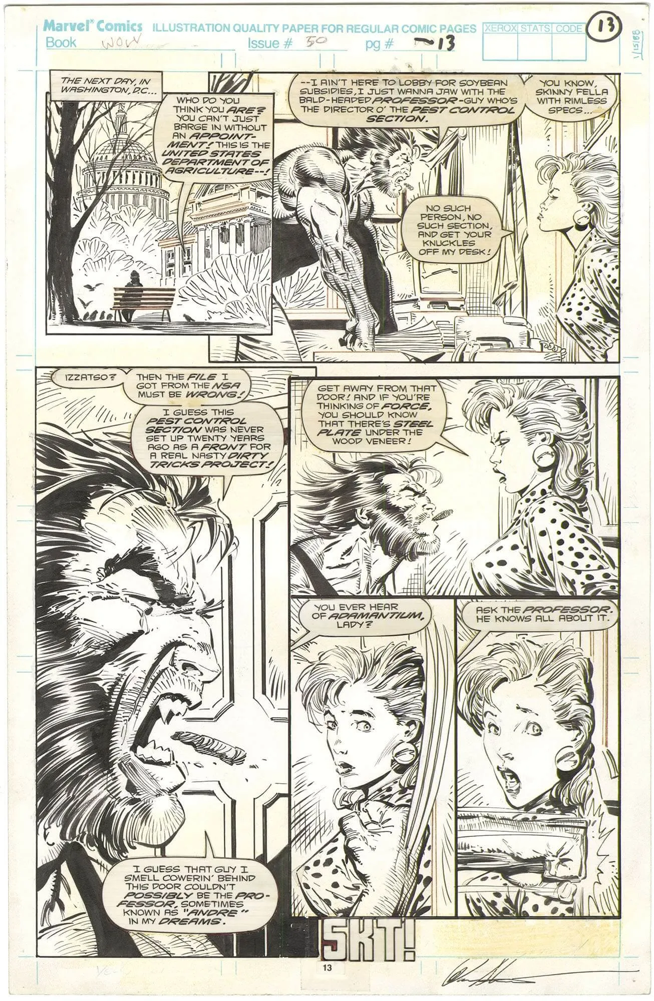 Wolverine #50 p13 (Powerful!)